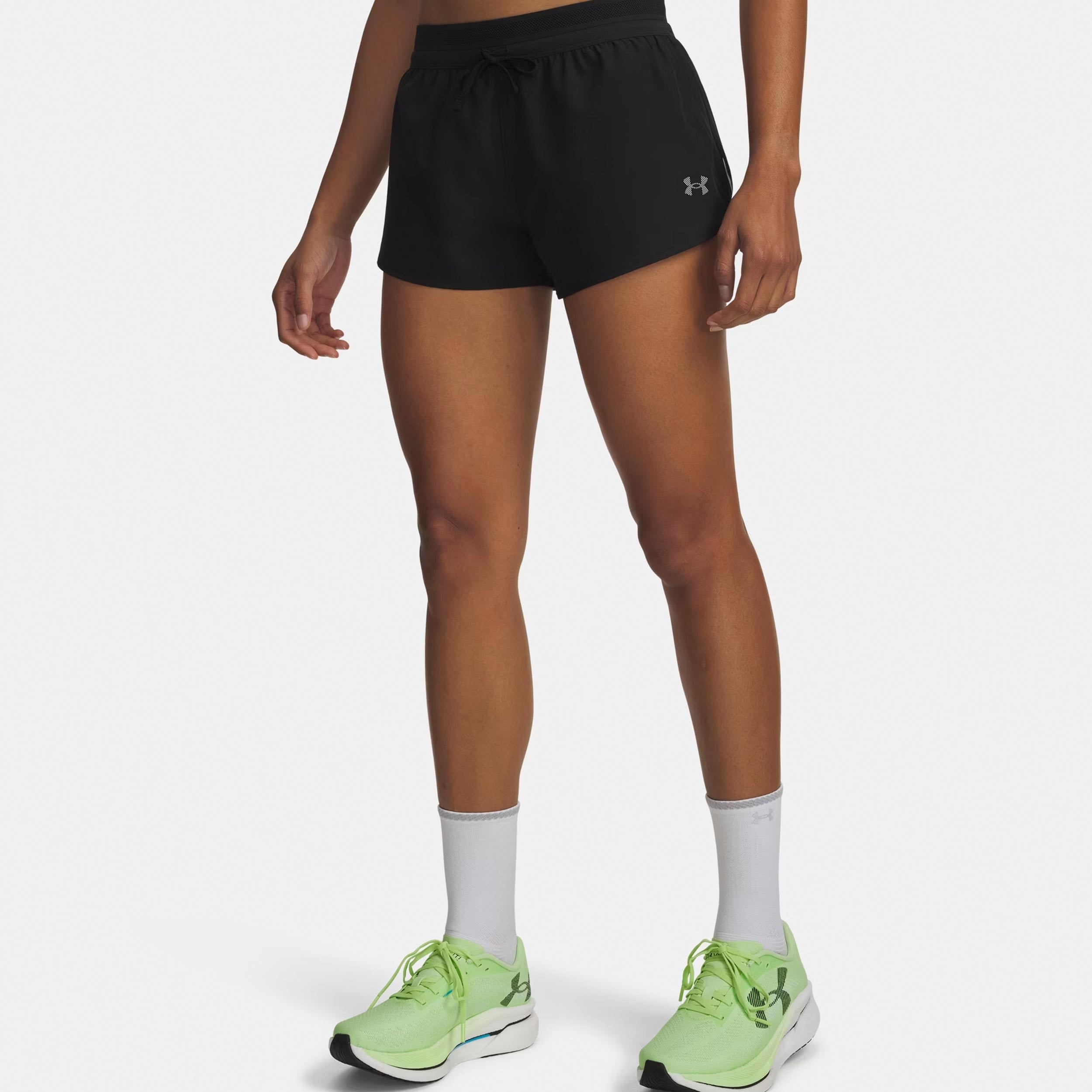 Under Armour Velociti Pro Vent s Hardloopshorts Dames-zwart, zilver