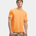 Explor Trail Run Graphic  Hardloopshirt Heren-oranje, zwart