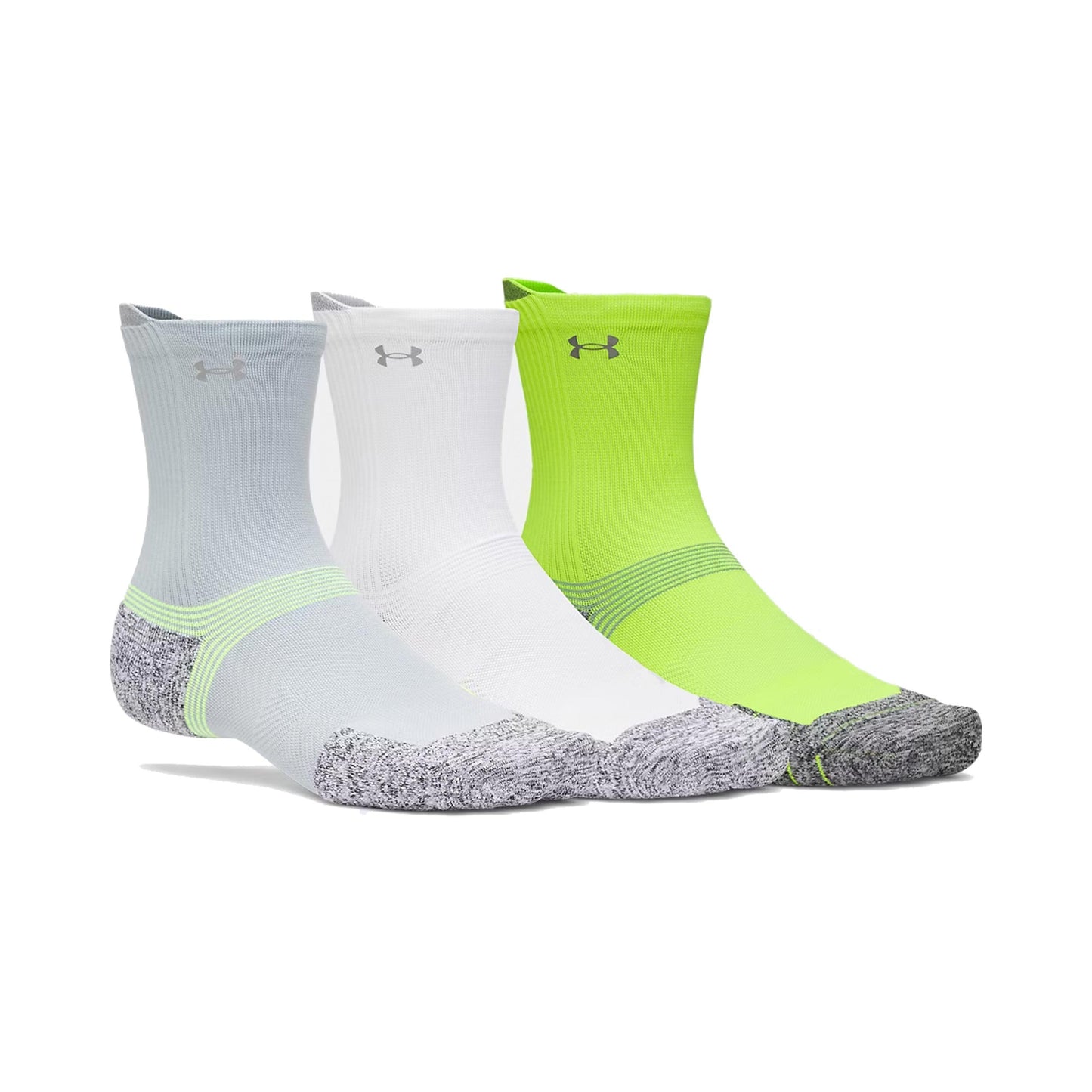 Under Armour Velociti Run Cush Crew 3pack Hardloopsokken Unisex - veelkleurig