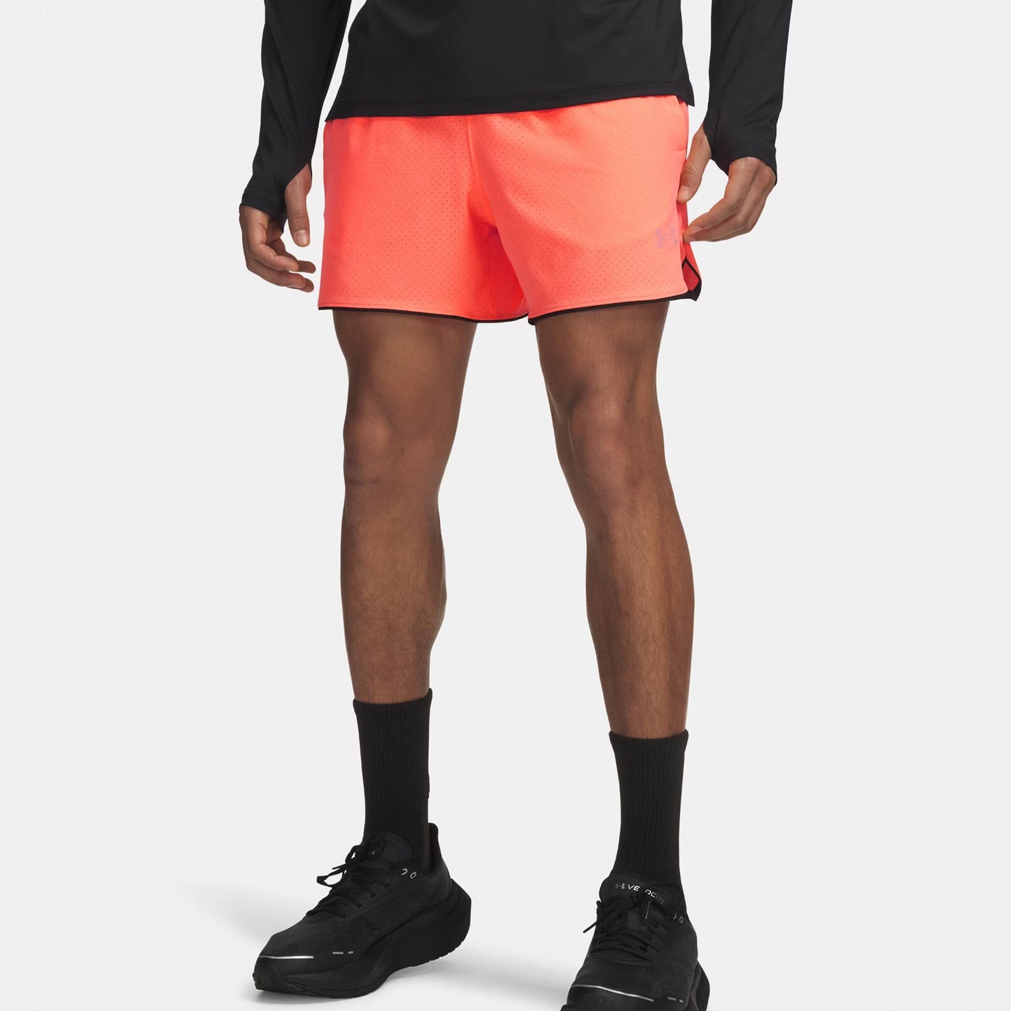 Under Armour Velociti Pro Vent 5in  Hardloopshorts Heren - oranje, zilver