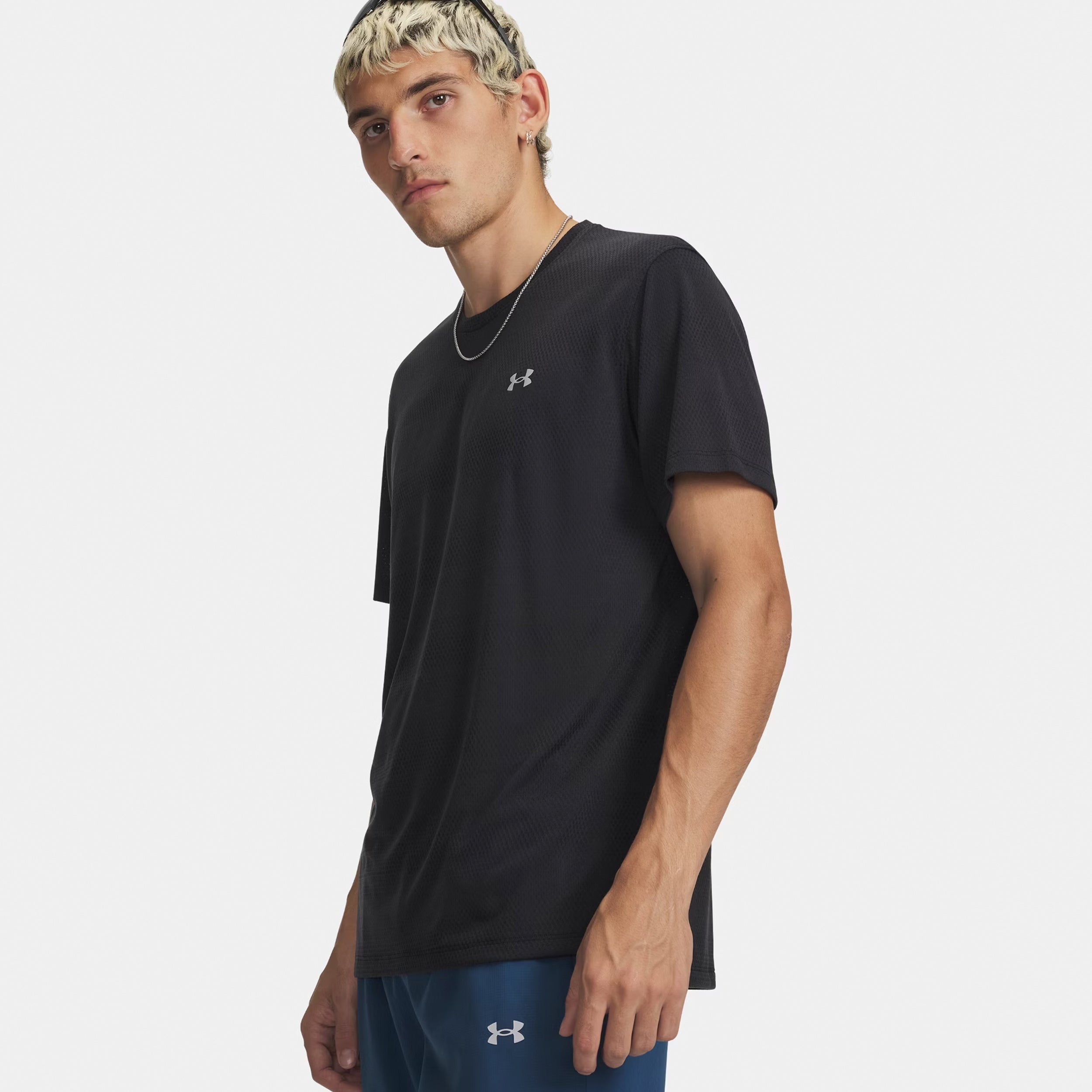 Under Armour Velociti  Hardloopshirt Heren - zwart, zilver