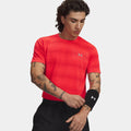 Velociti  Hardloopshirt Heren - rood, zilver