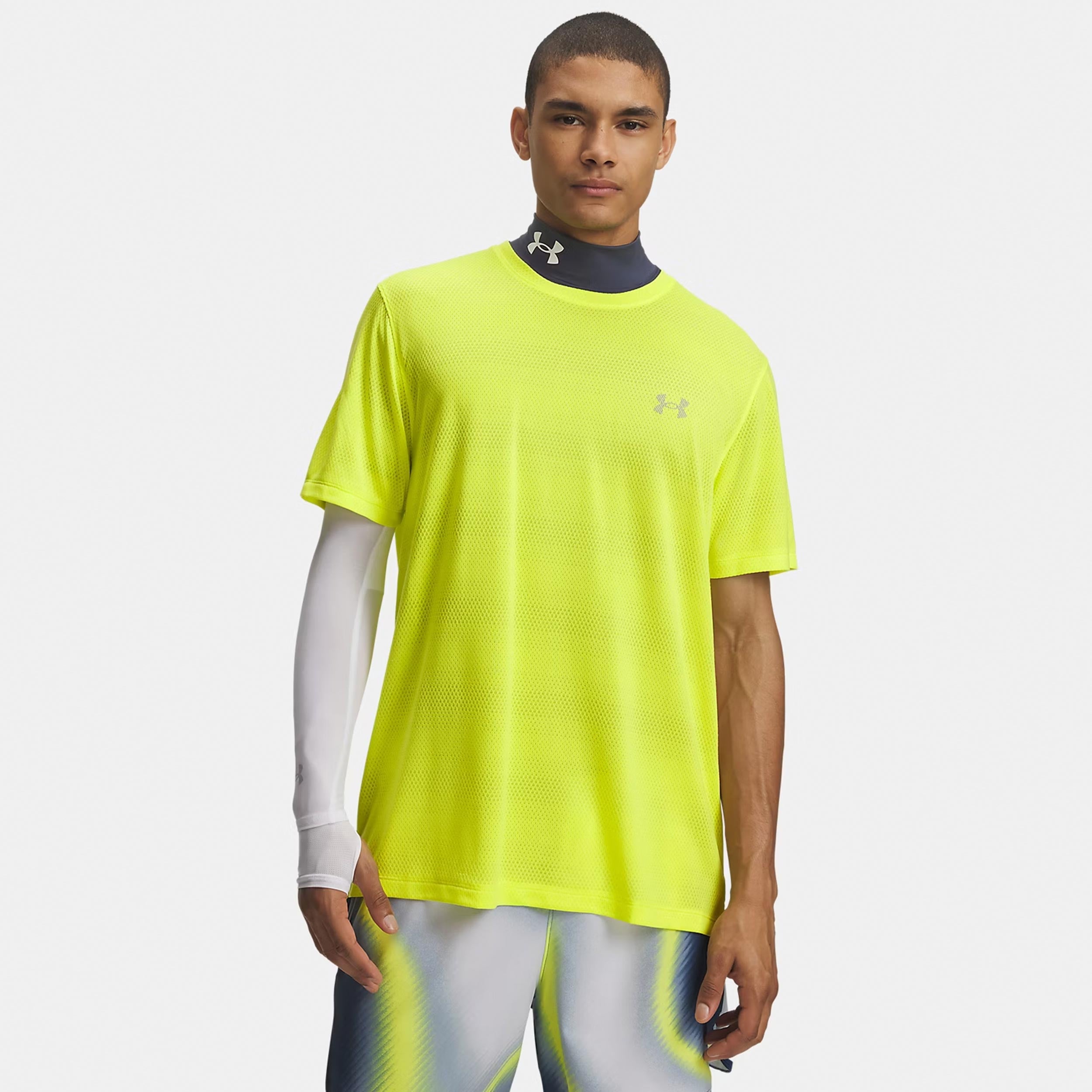Under Armour Velociti  Hardloopshirt Heren - geel