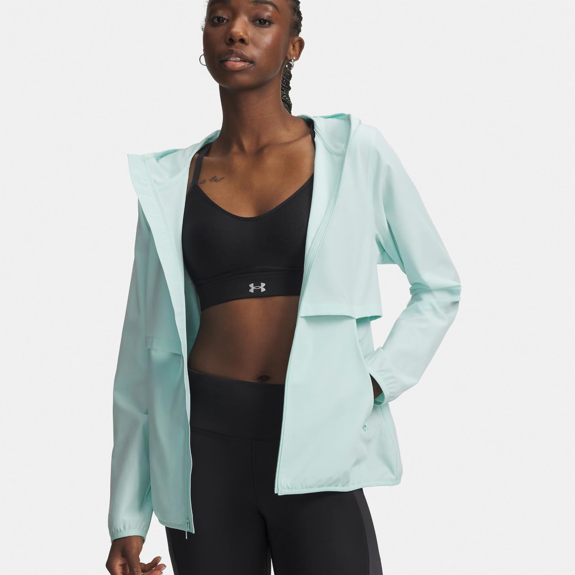 Under Armour Velociti Storm  Hardloopjas Dames - mint, zilver
