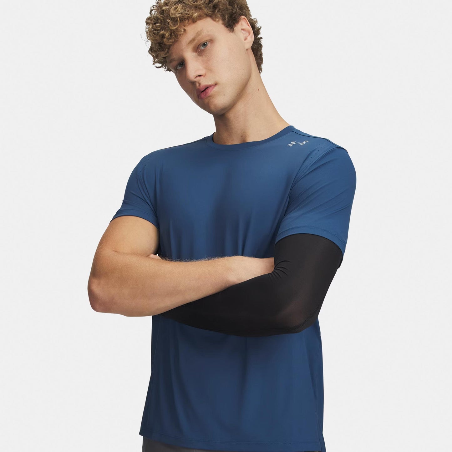 Under Armour Velociti Pro  Hardloopshirt Heren - blauw, zilver