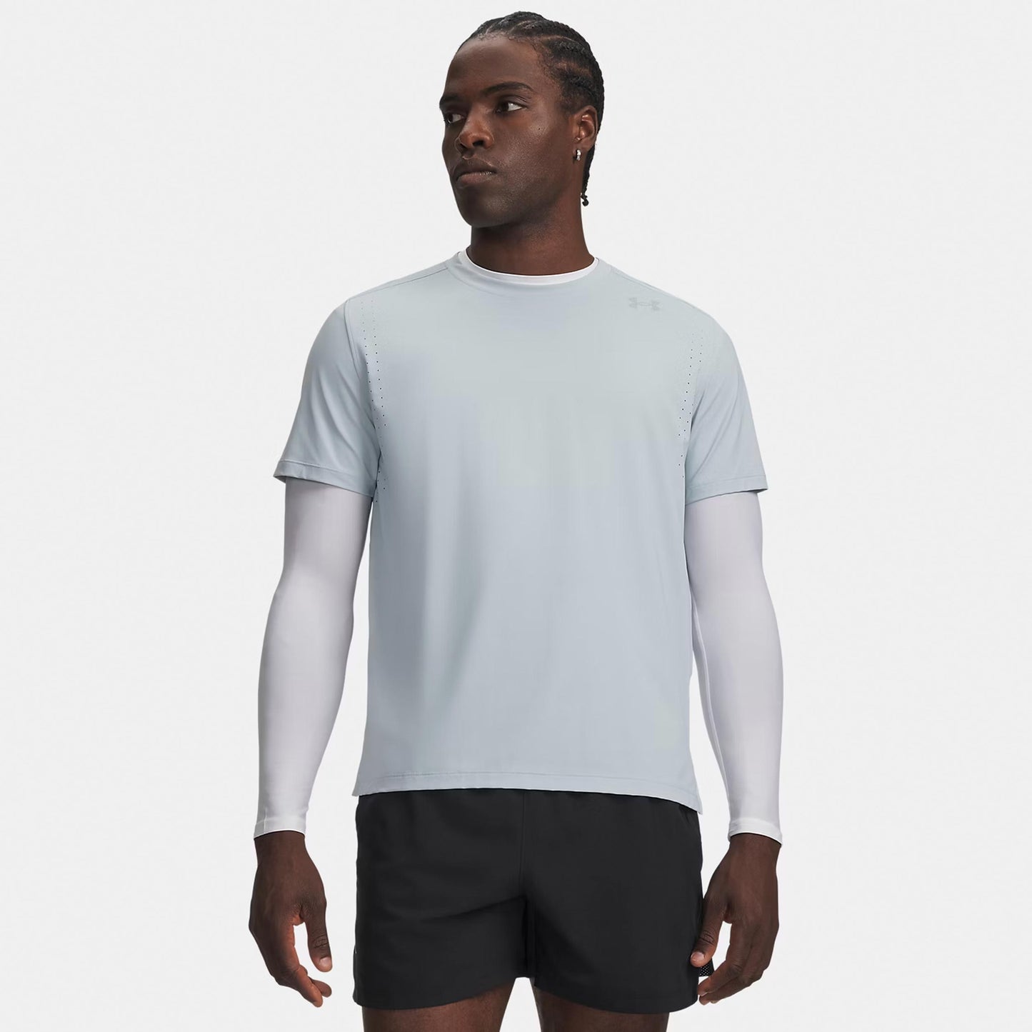 Under Armour Velociti Pro  Hardloopshirt Heren - lichtblauw