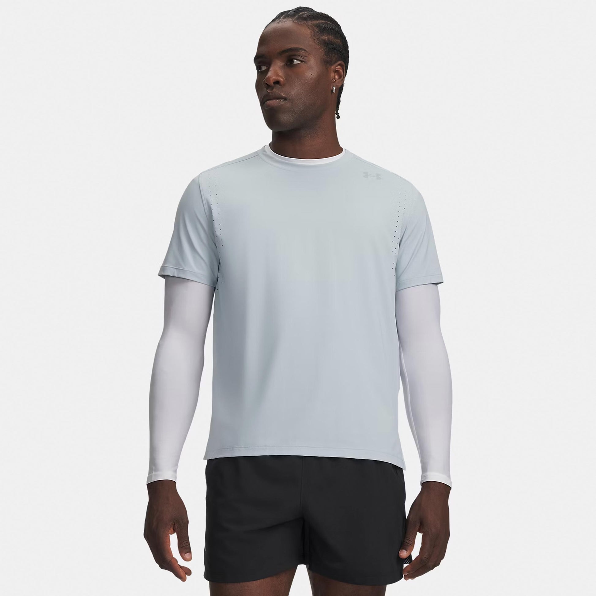 Under Armour Velociti Pro  Hardloopshirt Heren - lichtblauw