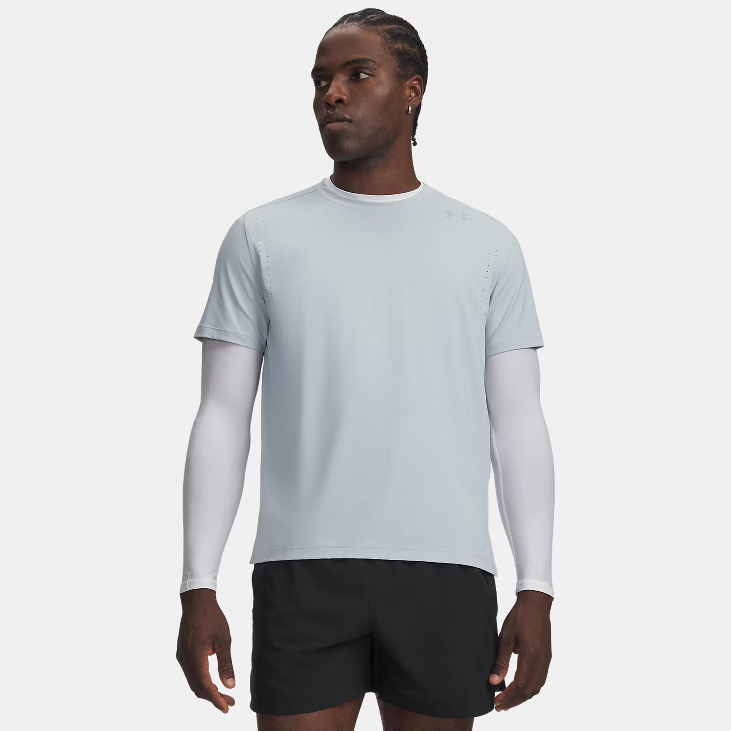 Under Armour Velociti Pro  Hardloopshirt Heren - lichtblauw