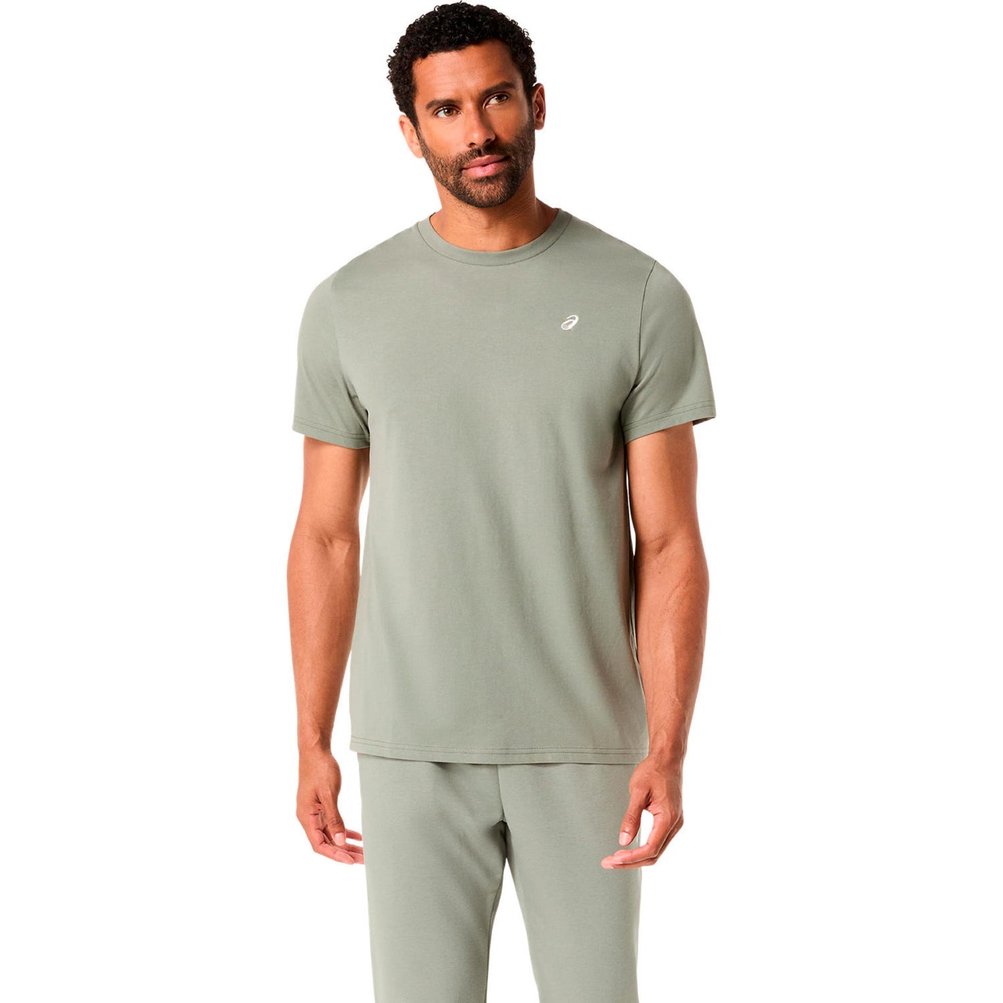 ASICS Spiral Embroidery Hardloopshirt Heren-groen
