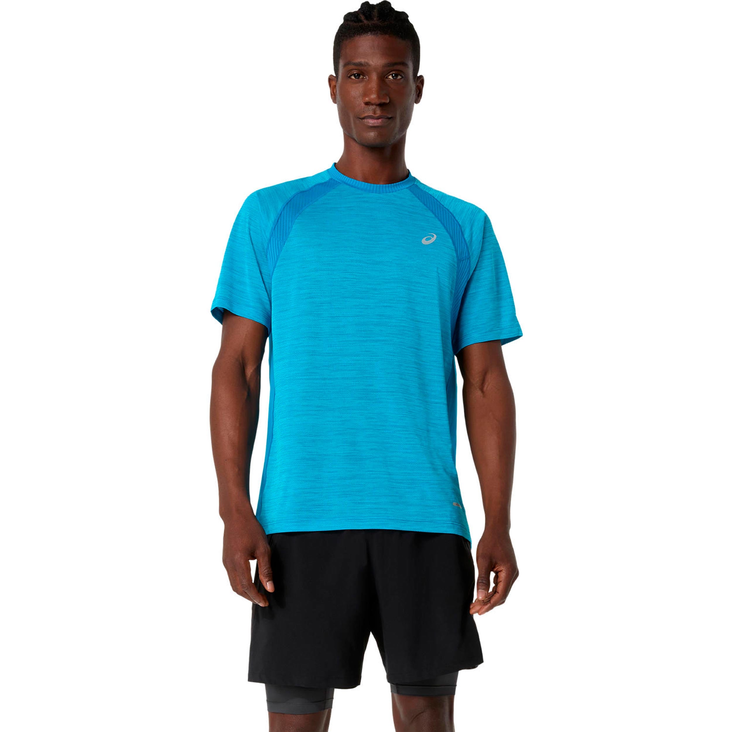 ASICS Road  Hardloopshirt Heren - blauw