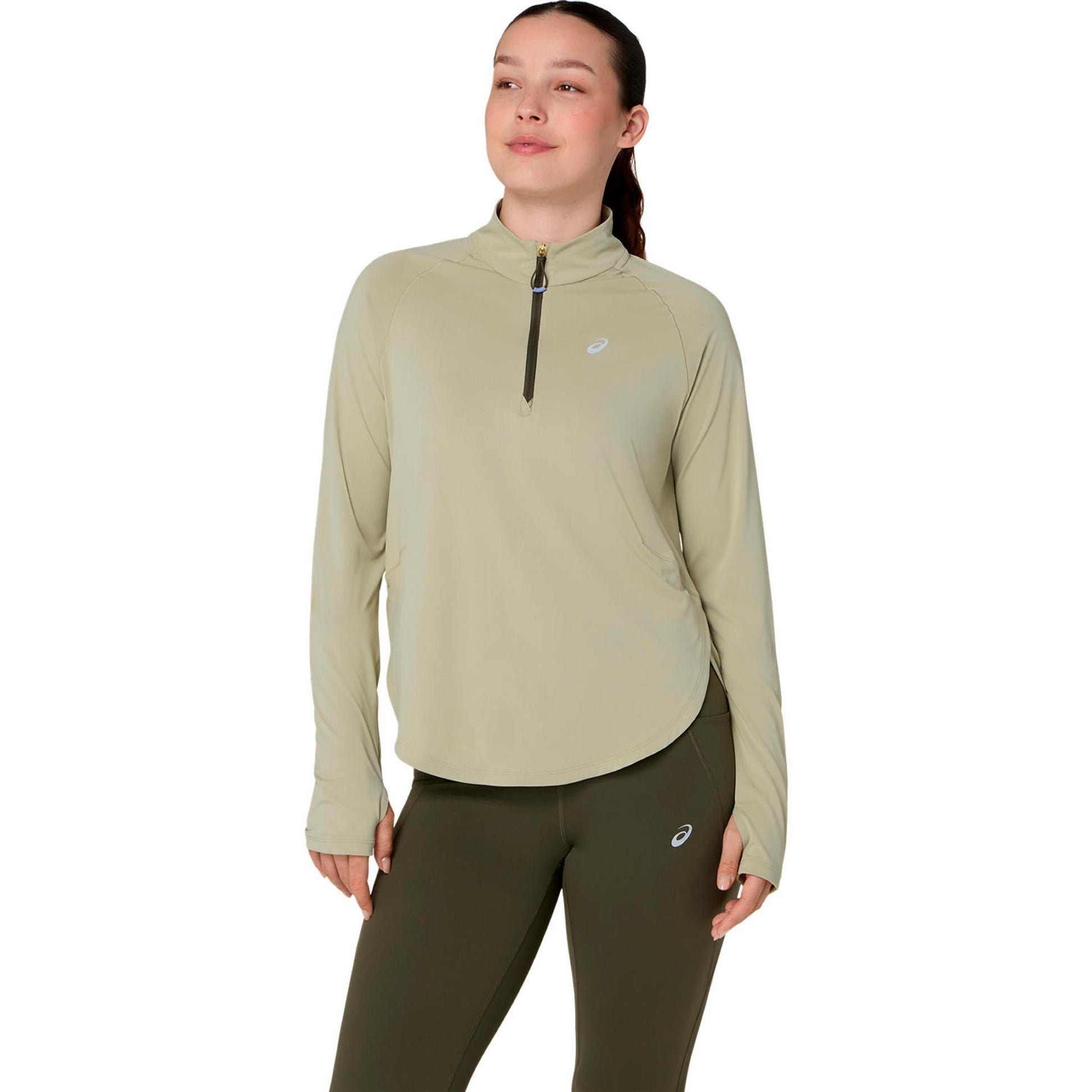 ASICS Nagino Run Adjustable Hardloopshirt Dames-beige