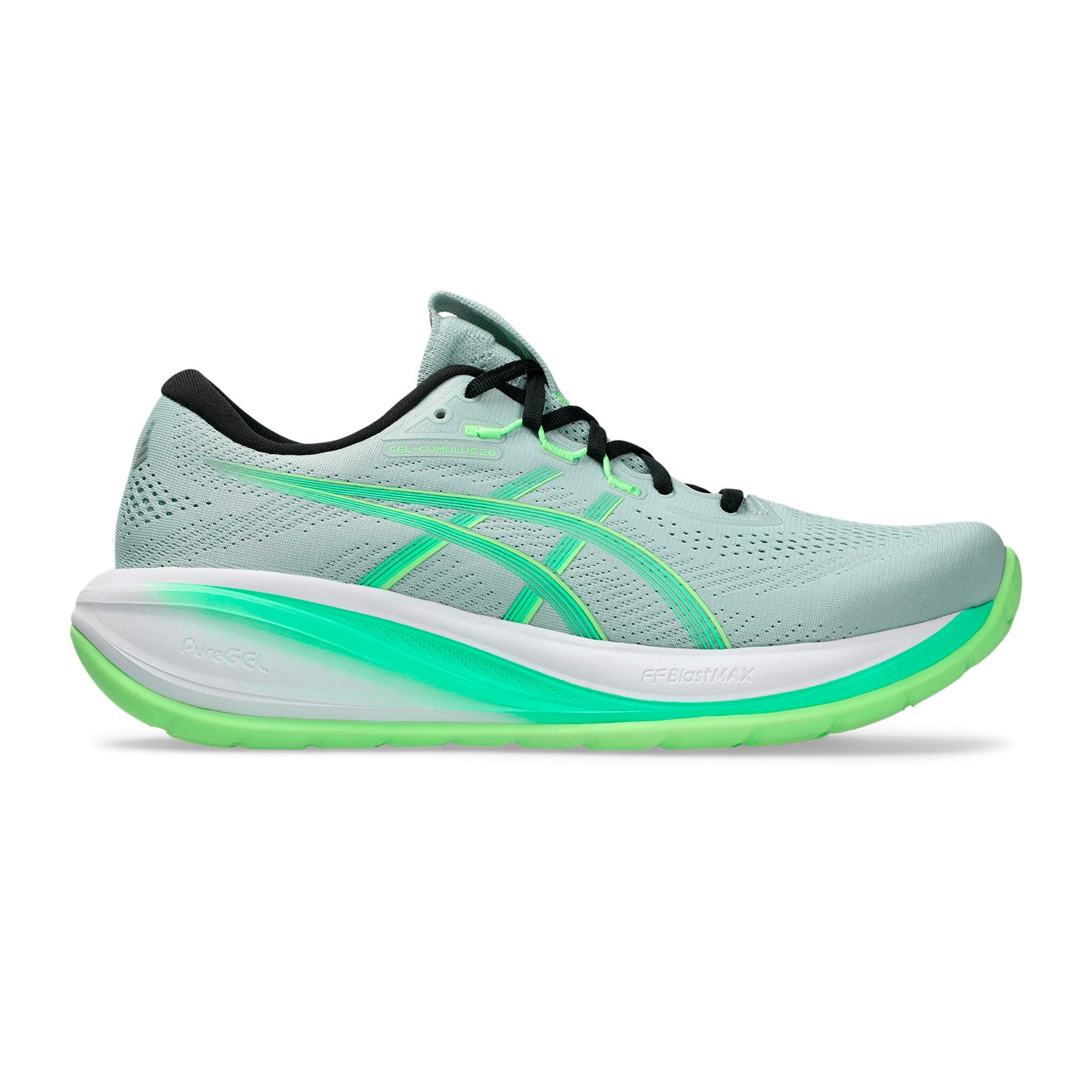 ASICS Gel-Cumulus 28 Neutrale schoen Heren-groen, groen