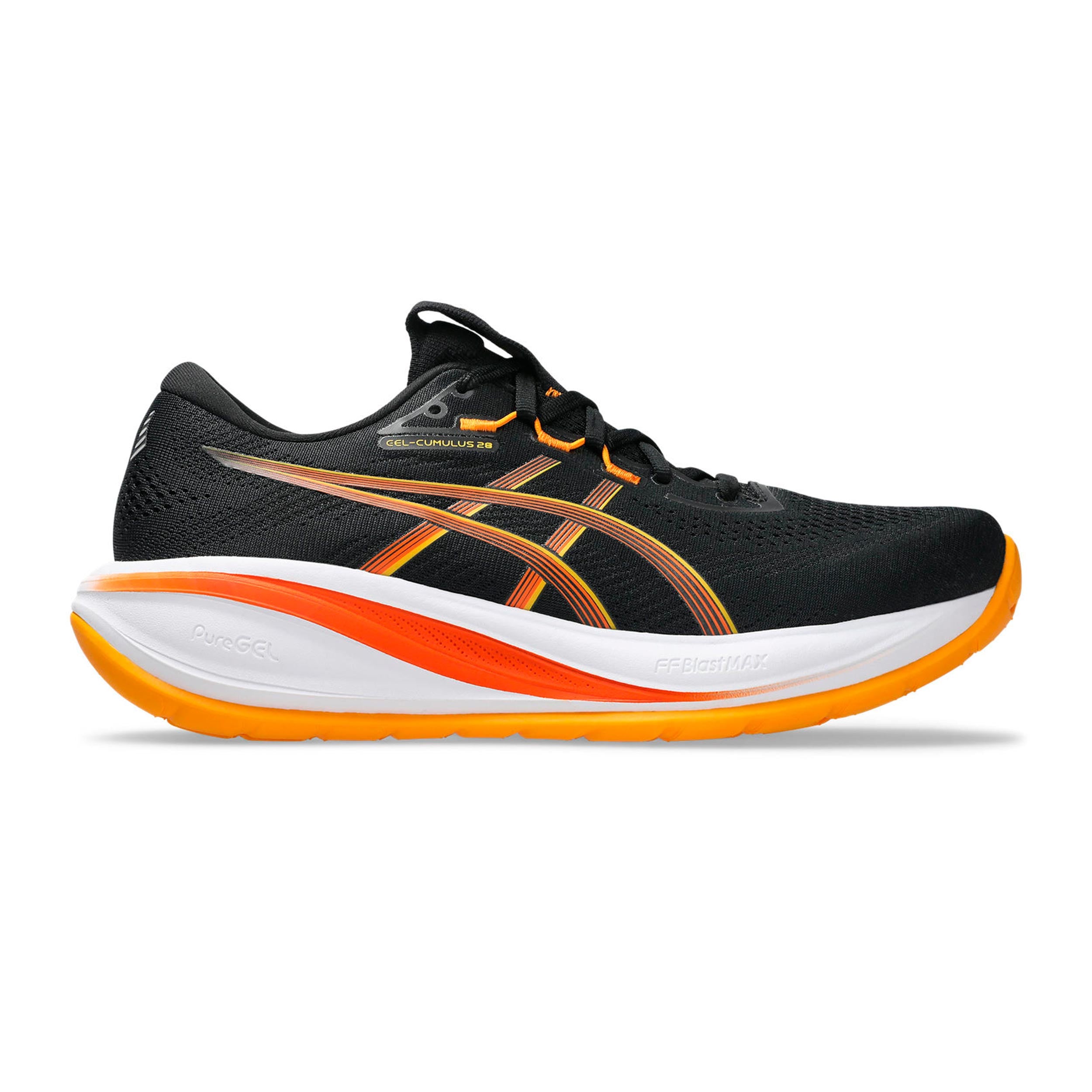 ASICS Gel-Cumulus 28 Neutrale schoen Heren-zwart, oranje