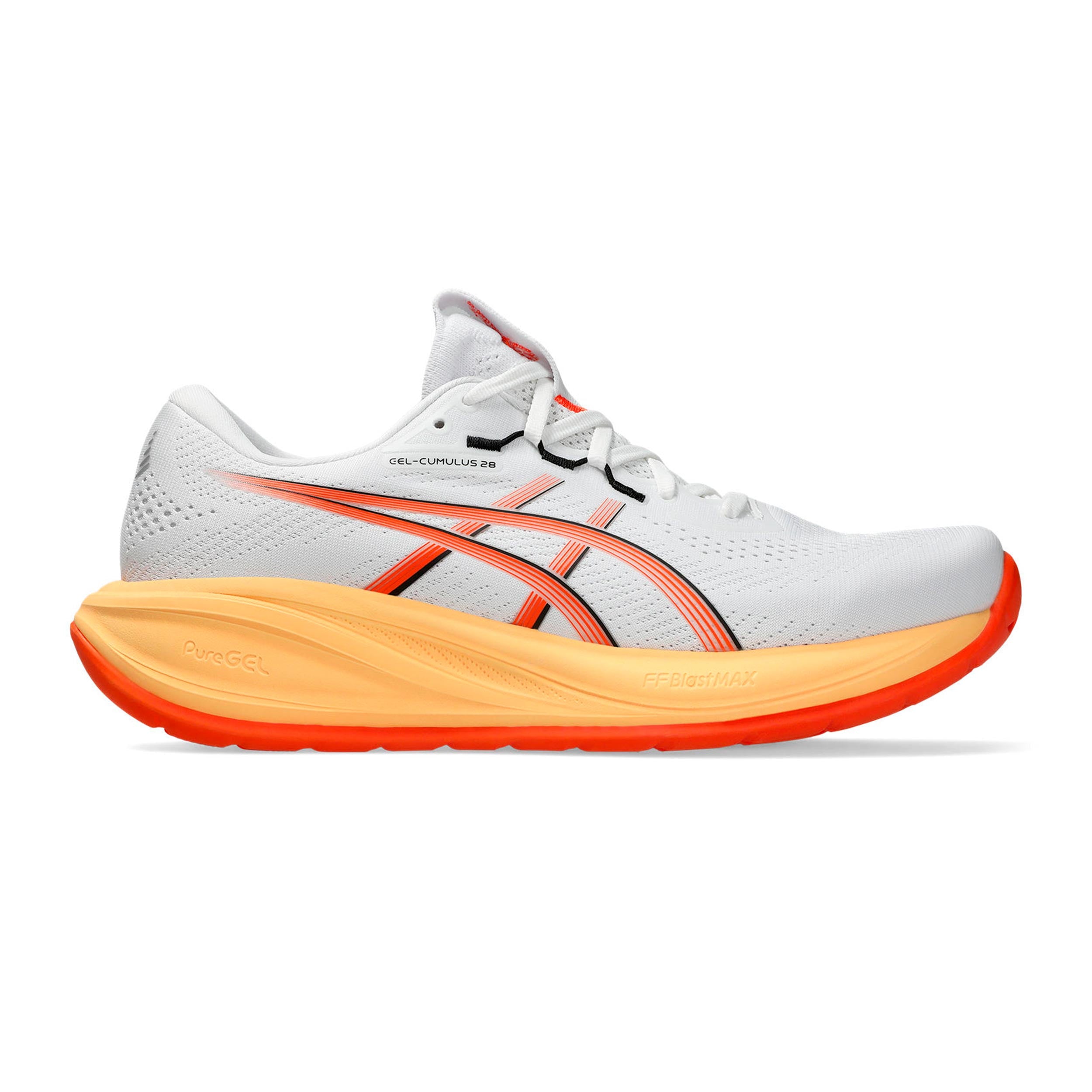 ASICS GEL-CUMULUS 28 Neutrale schoen Heren - wit, oranje