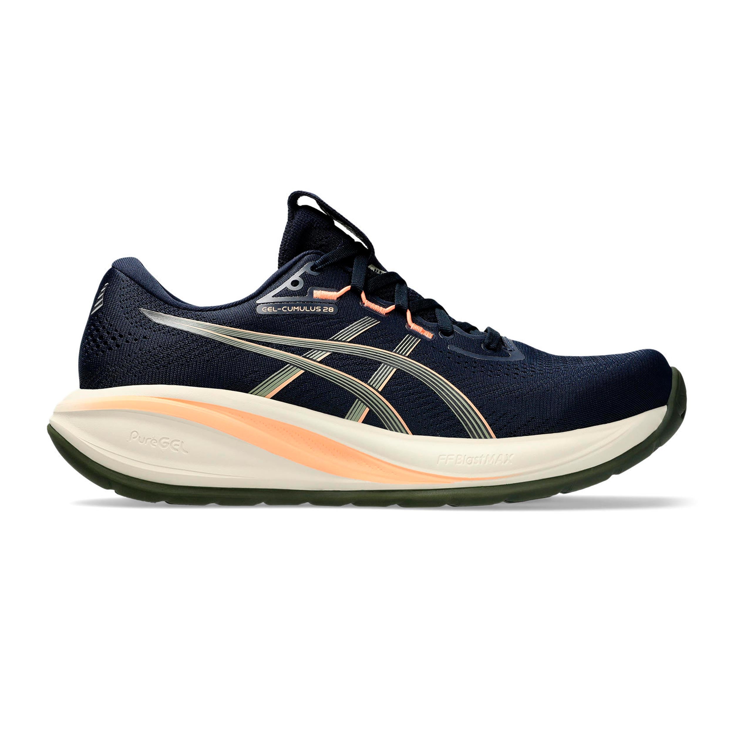 ASICS GEL-CUMULUS 28 Neutrale schoen Heren - donkerblauw, oranje