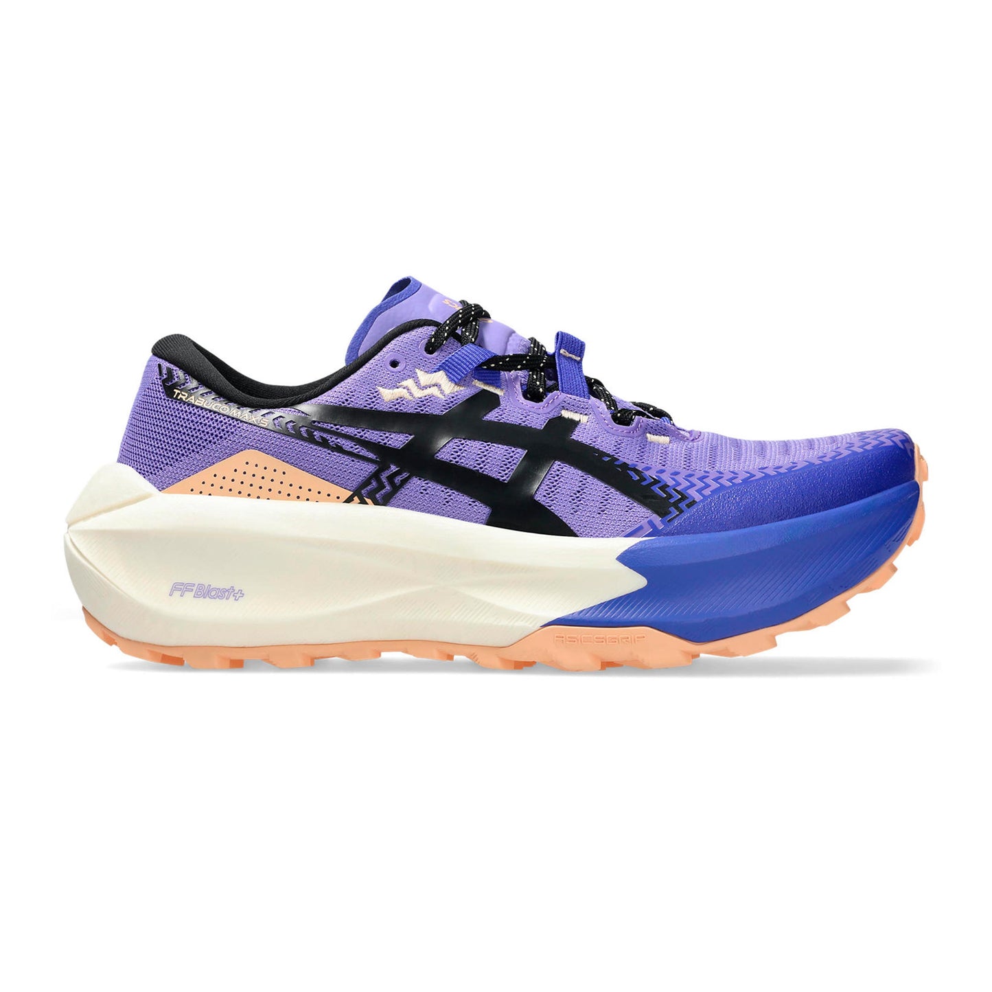 ASICS Trabuco Max 5 Trailschoen Dames - paars, zwart