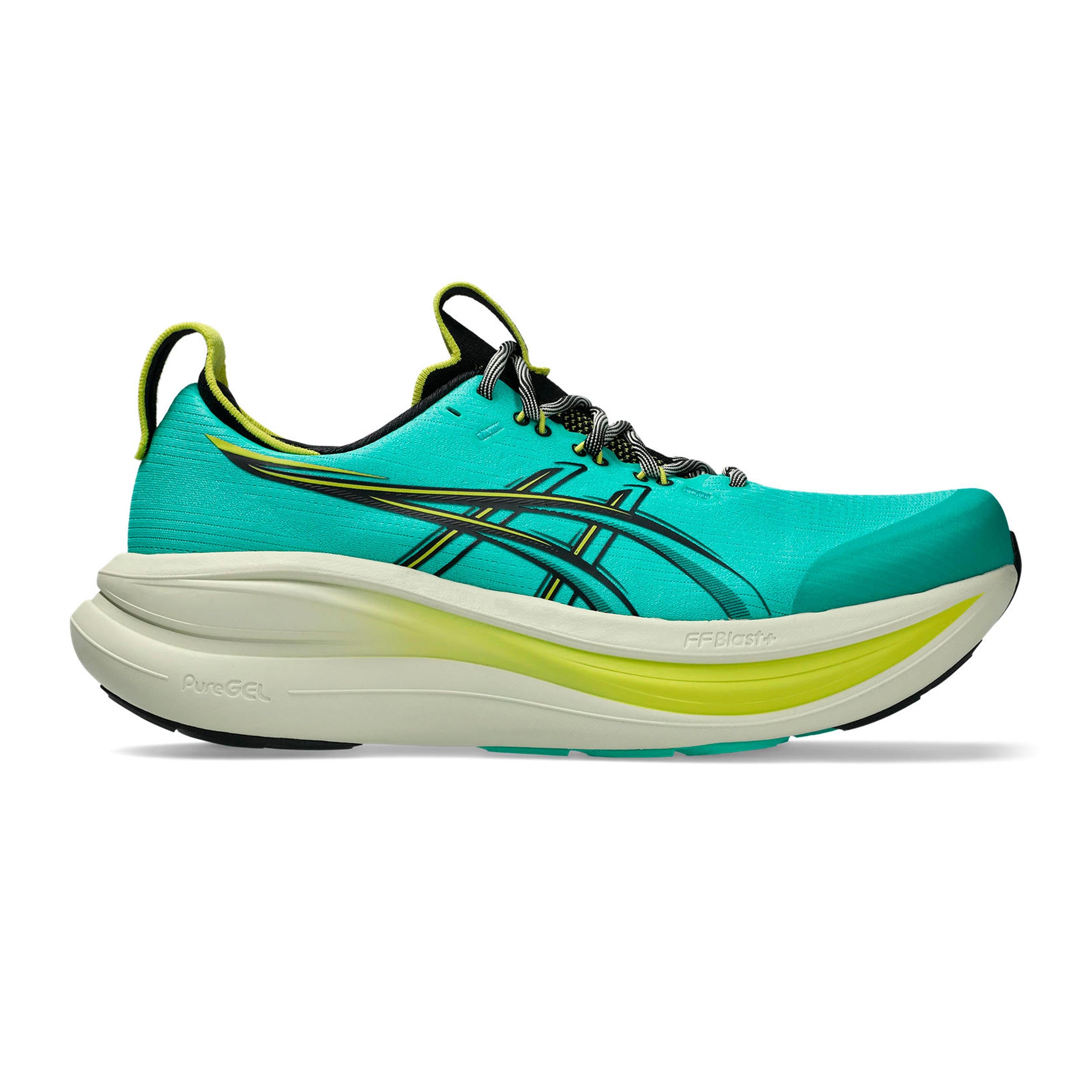 ASICS Gel-Nimbus 28 TR Neutrale schoen Heren-groen, zwart