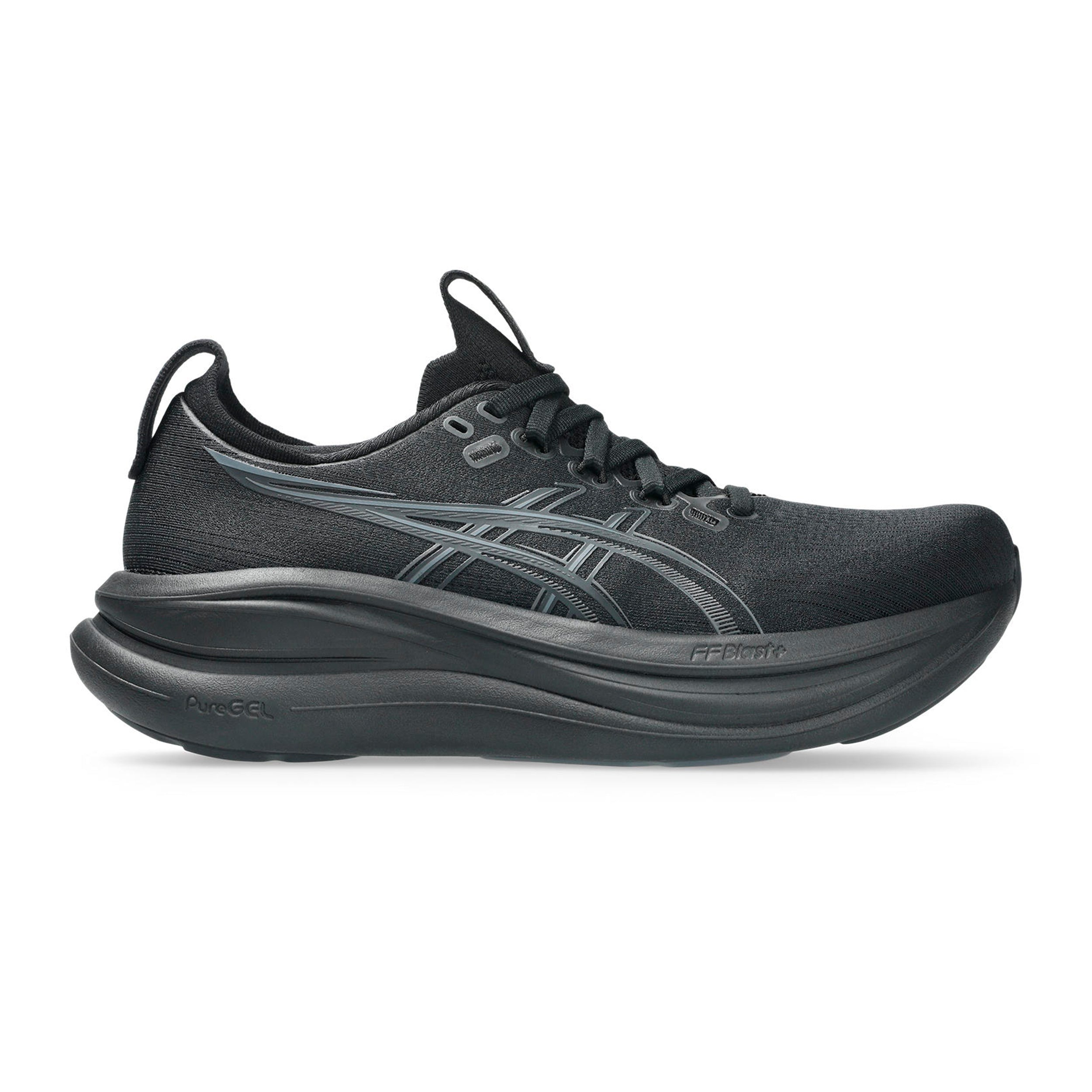 ASICS Gel-Nimbus 28 Neutrale schoen Dames - zwart, grijs
