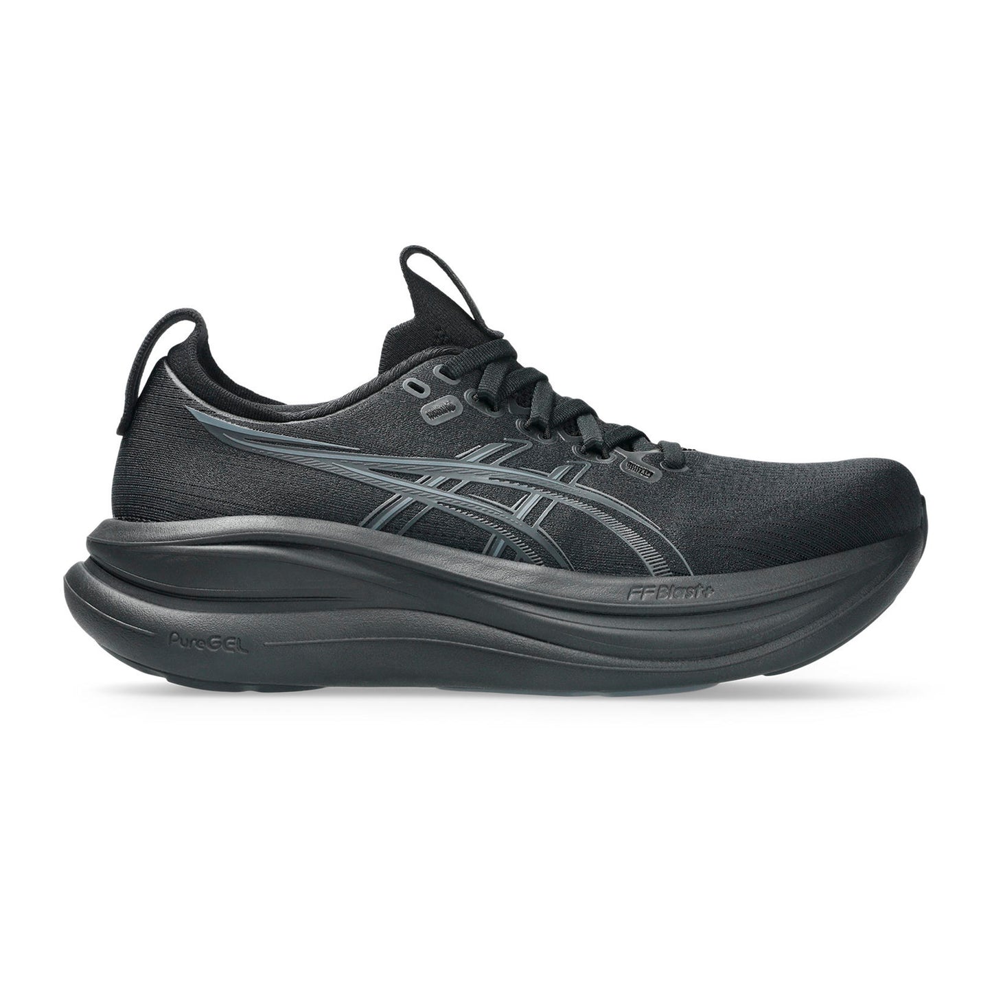 ASICS Gel-Nimbus 28 Neutrale schoen Dames - zwart, grijs