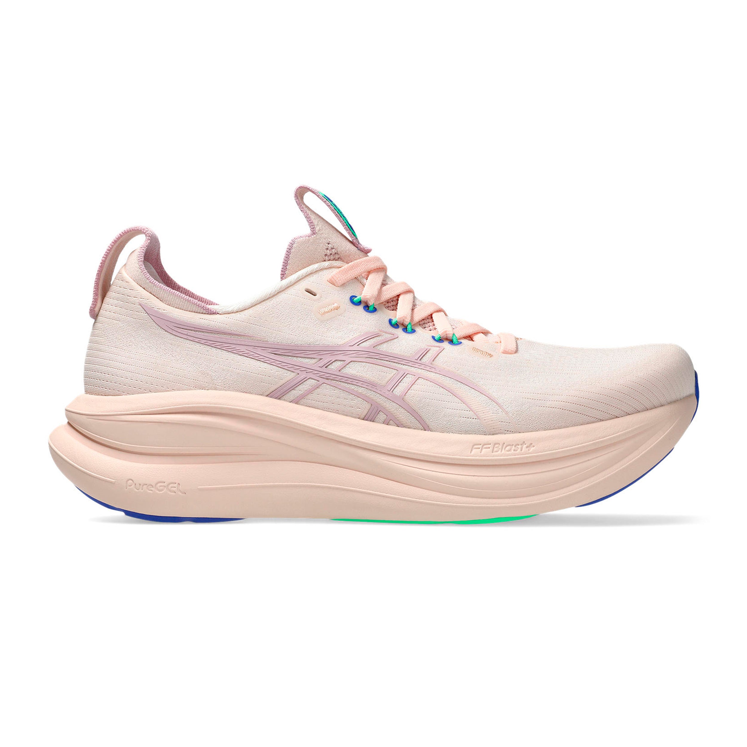 ASICS Gel-Nimbus 28 Neutrale schoen Dames - abrikoos, roze