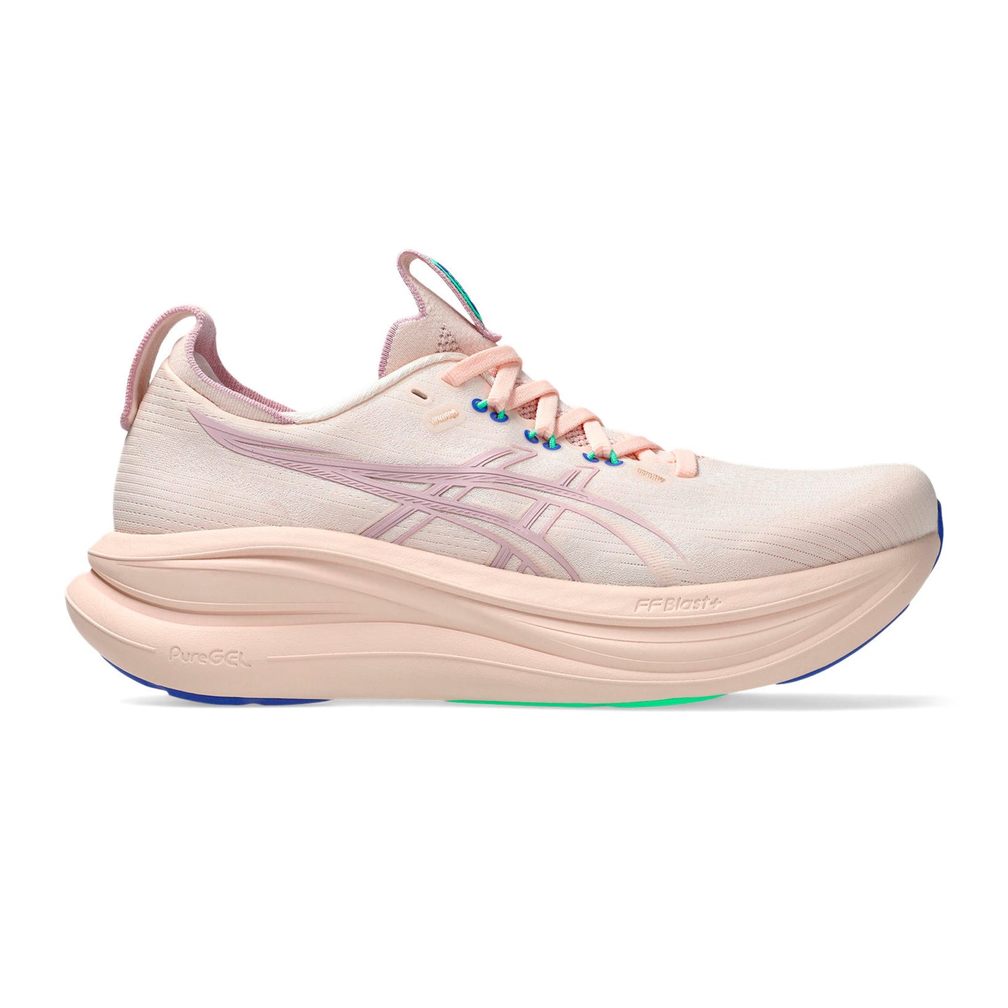 ASICS Gel-Nimbus 28 Neutrale schoen Dames - abrikoos, roze
