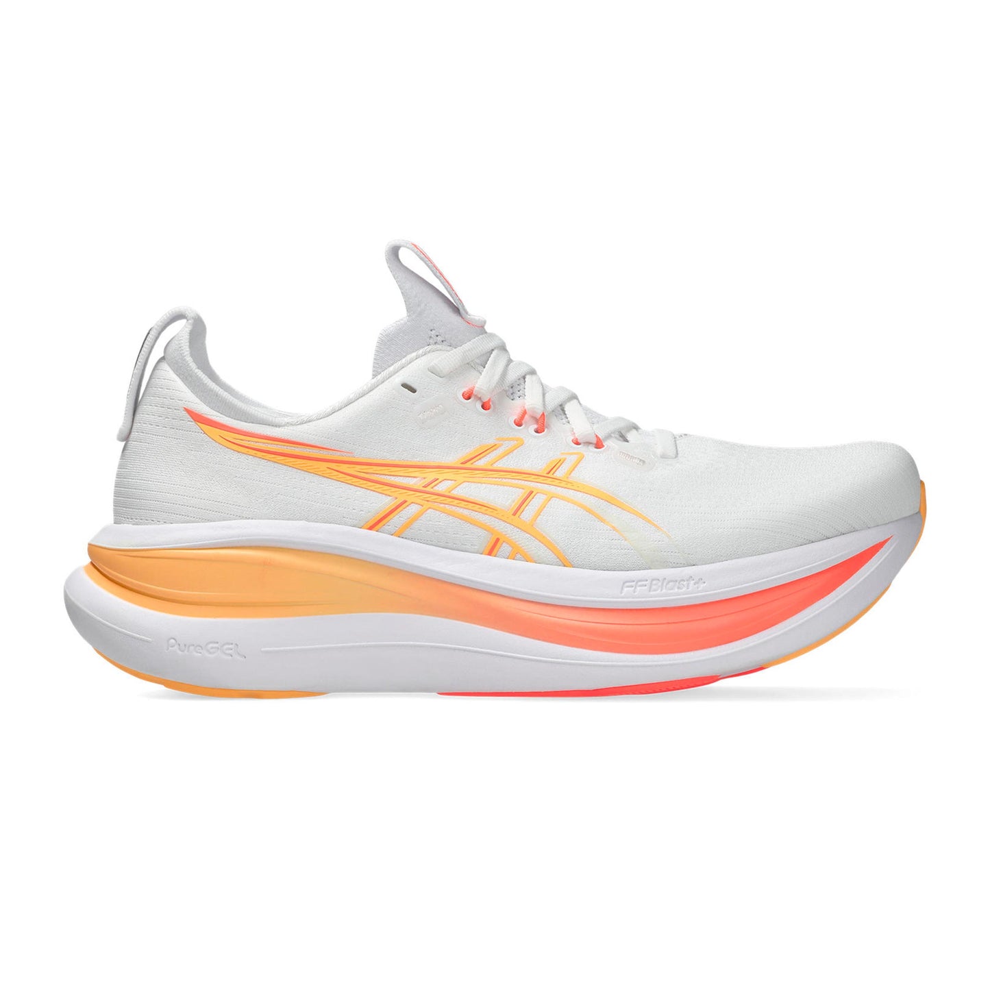 ASICS GEL-NIMBUS 28 Neutrale schoen Dames - wit, oranje
