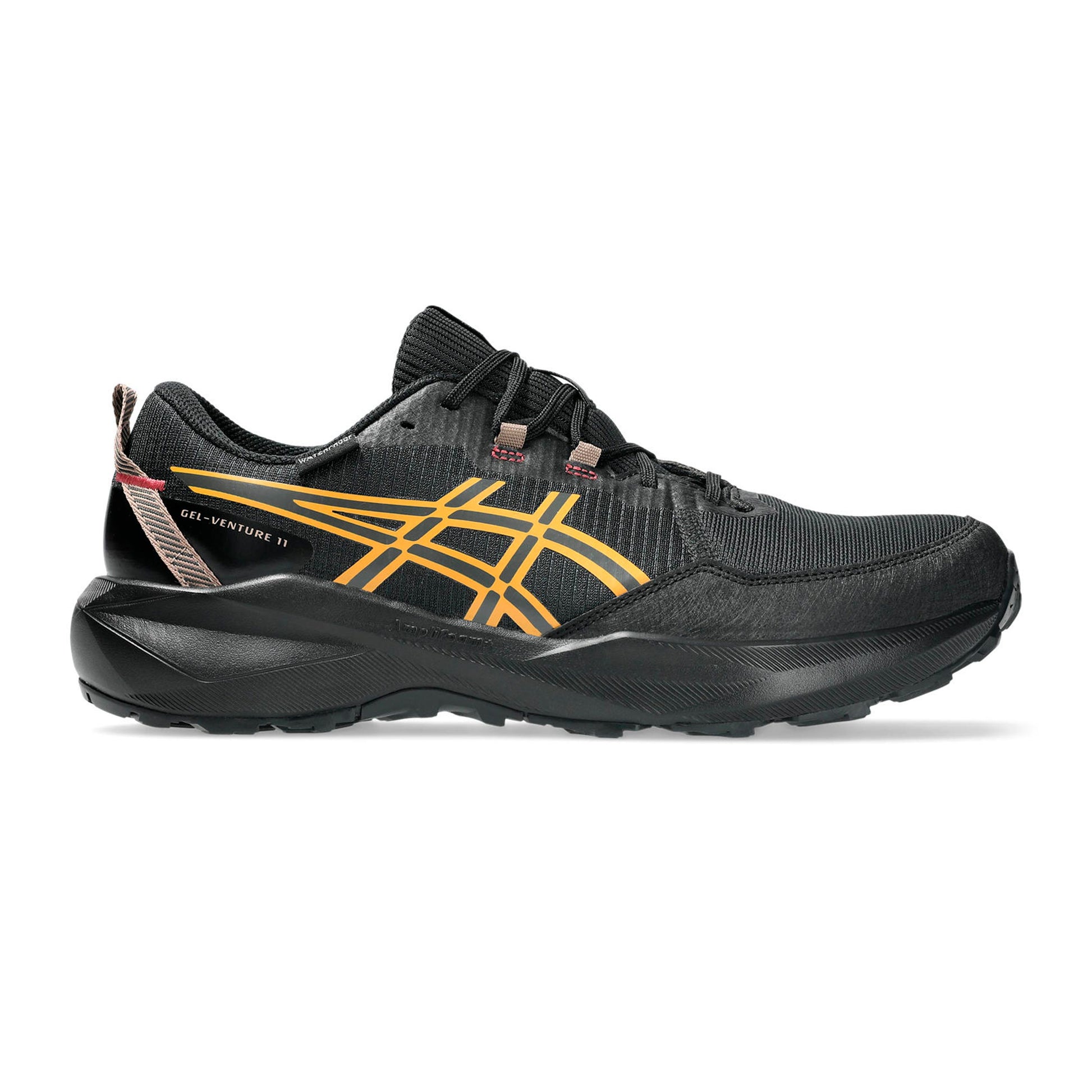ASICS GEL-VENTURE 11 WATERPROOF Trailschoen Heren - zwart, oranje