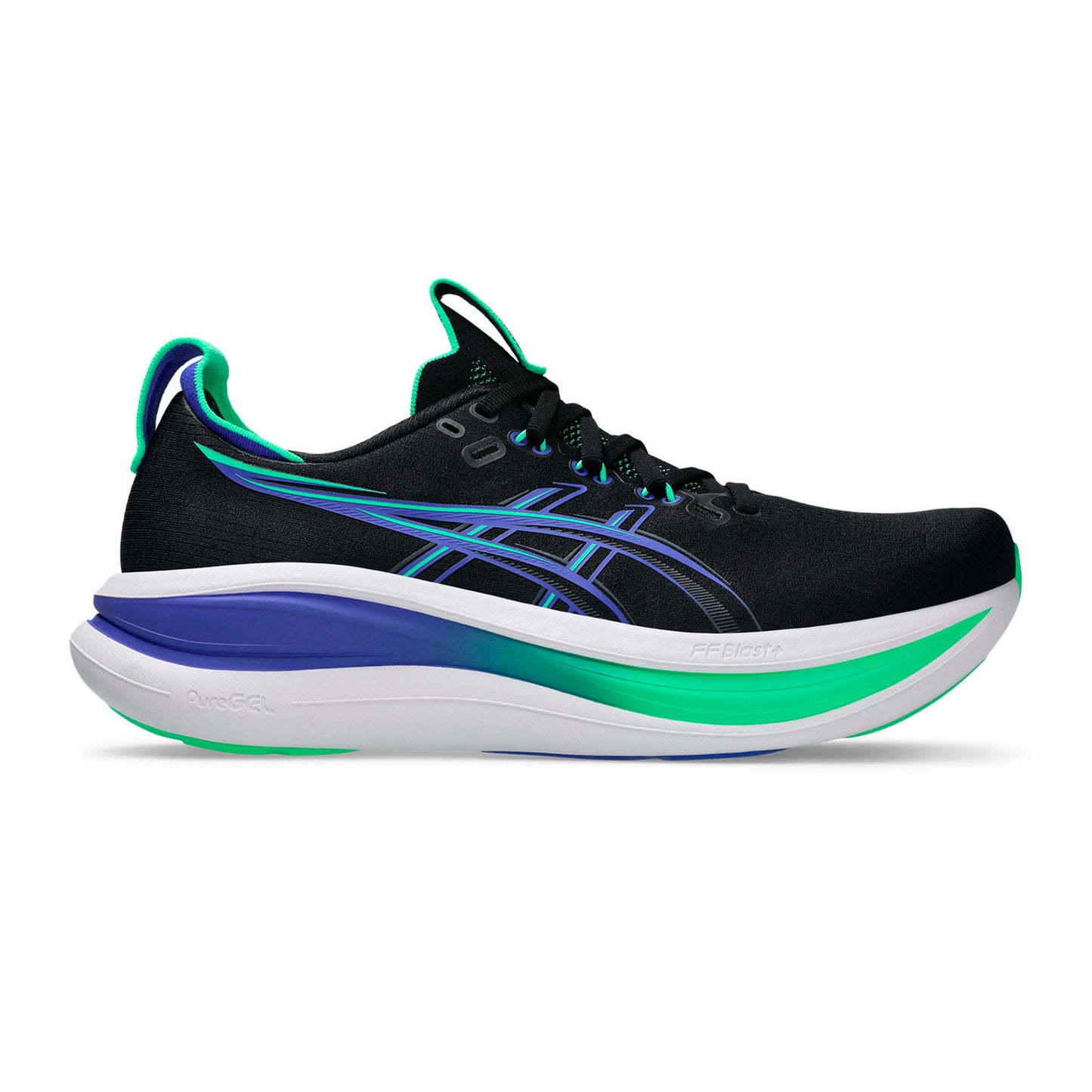 ASICS Gel-Nimbus 28 Neutrale schoen Heren-zwart, blauw