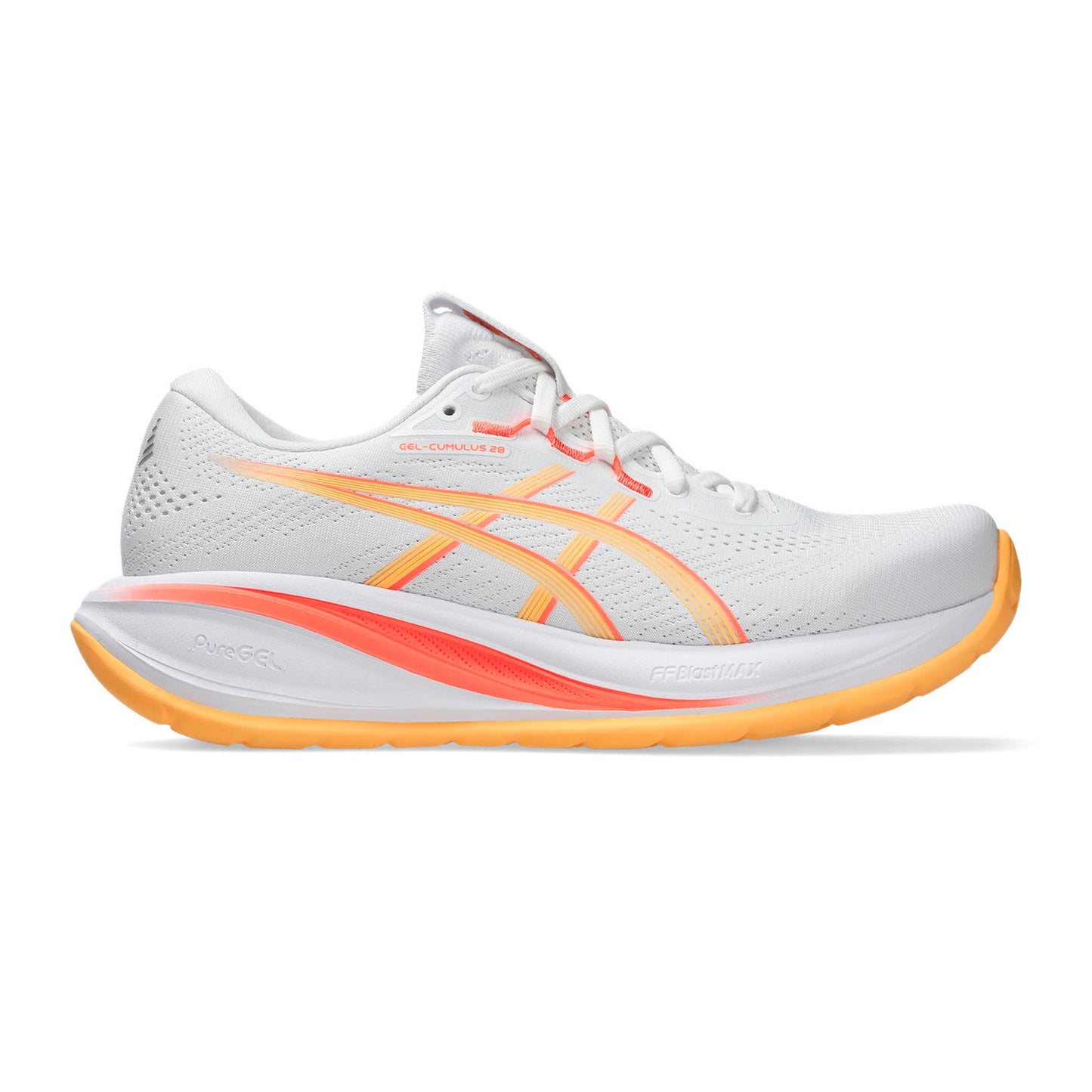 ASICS GEL-CUMULUS 28 Neutrale schoen Dames - wit, oranje