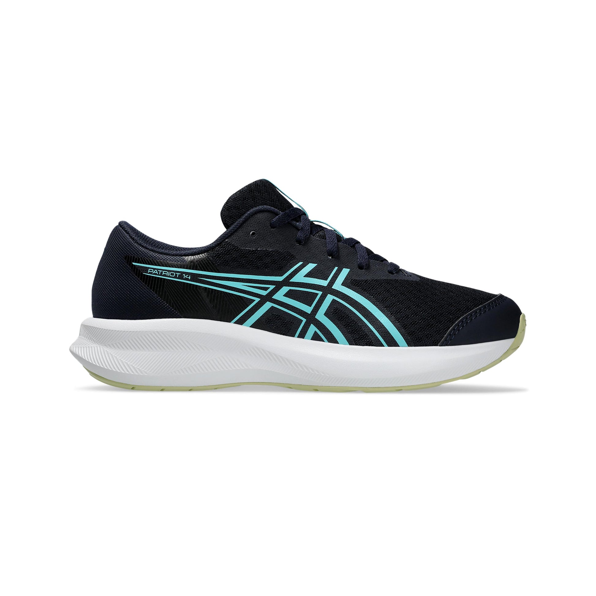 ASICS PATRIOT 14 GS Neutrale schoen Kinderen - donkerblauw, turkoois