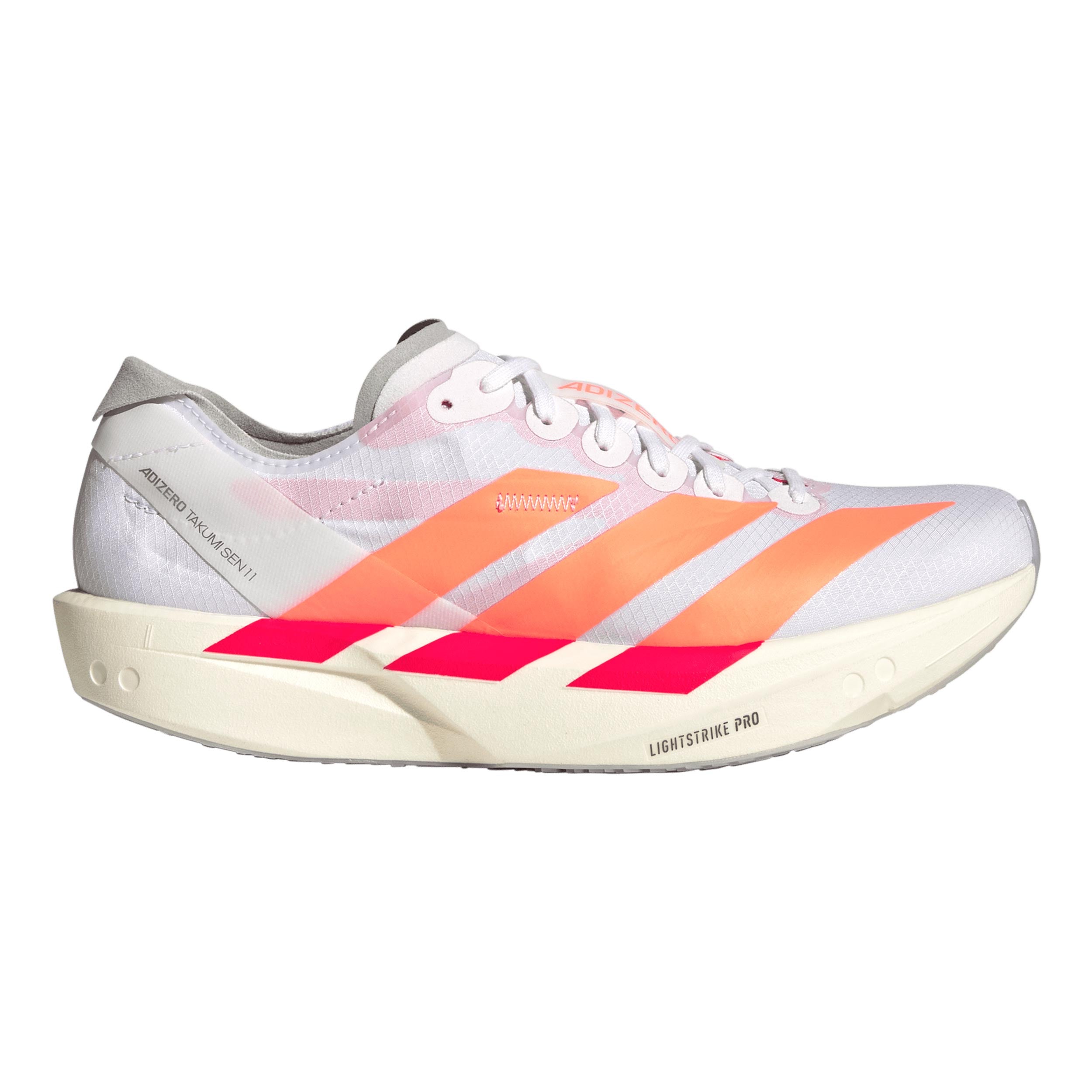adidas Adizero Takumi Sen 11 Wedstrijdschoen Dames - wit, oranje