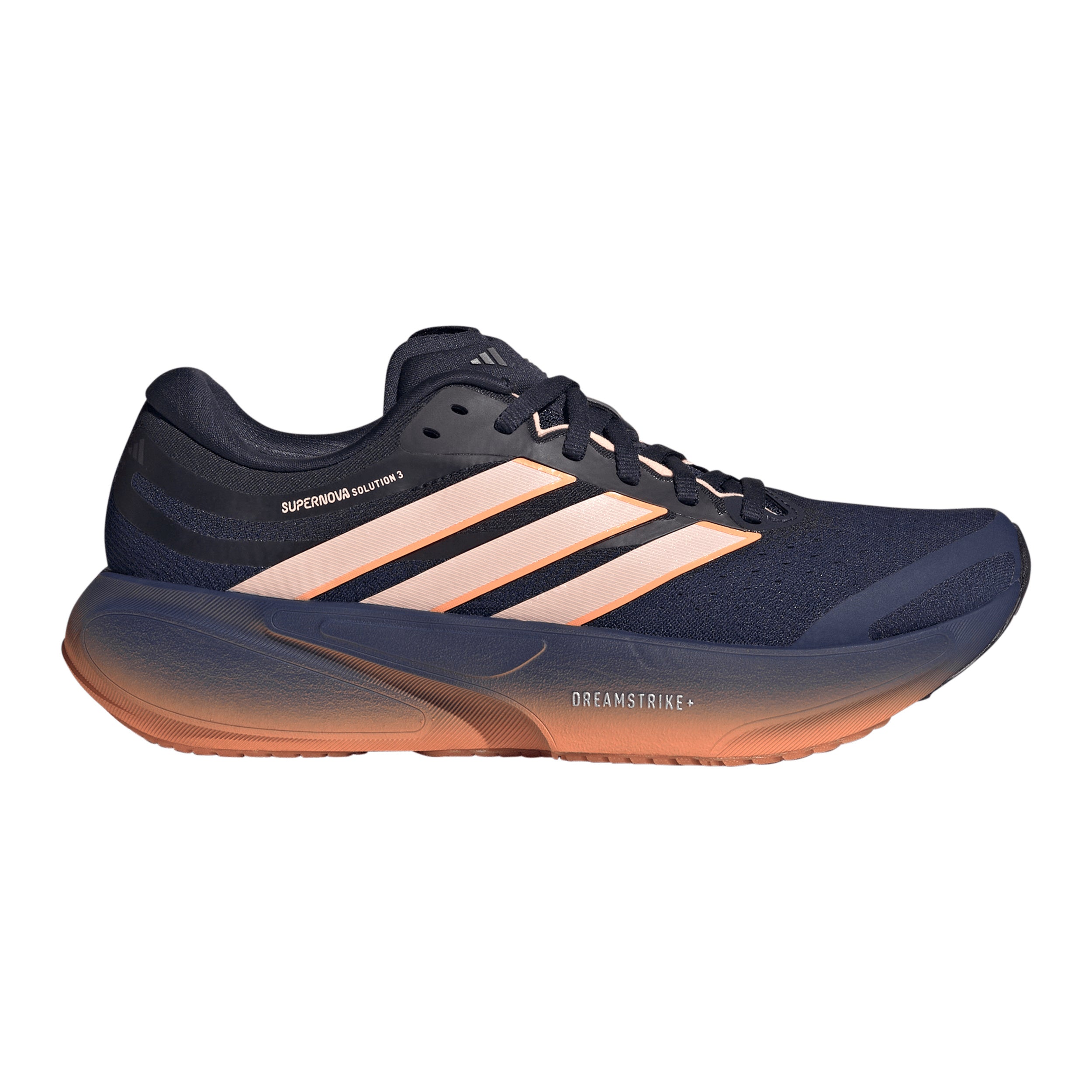 adidas Supernova Solution 3 Stabiliteitsschoen Dames - donkerblauw, abrikoos