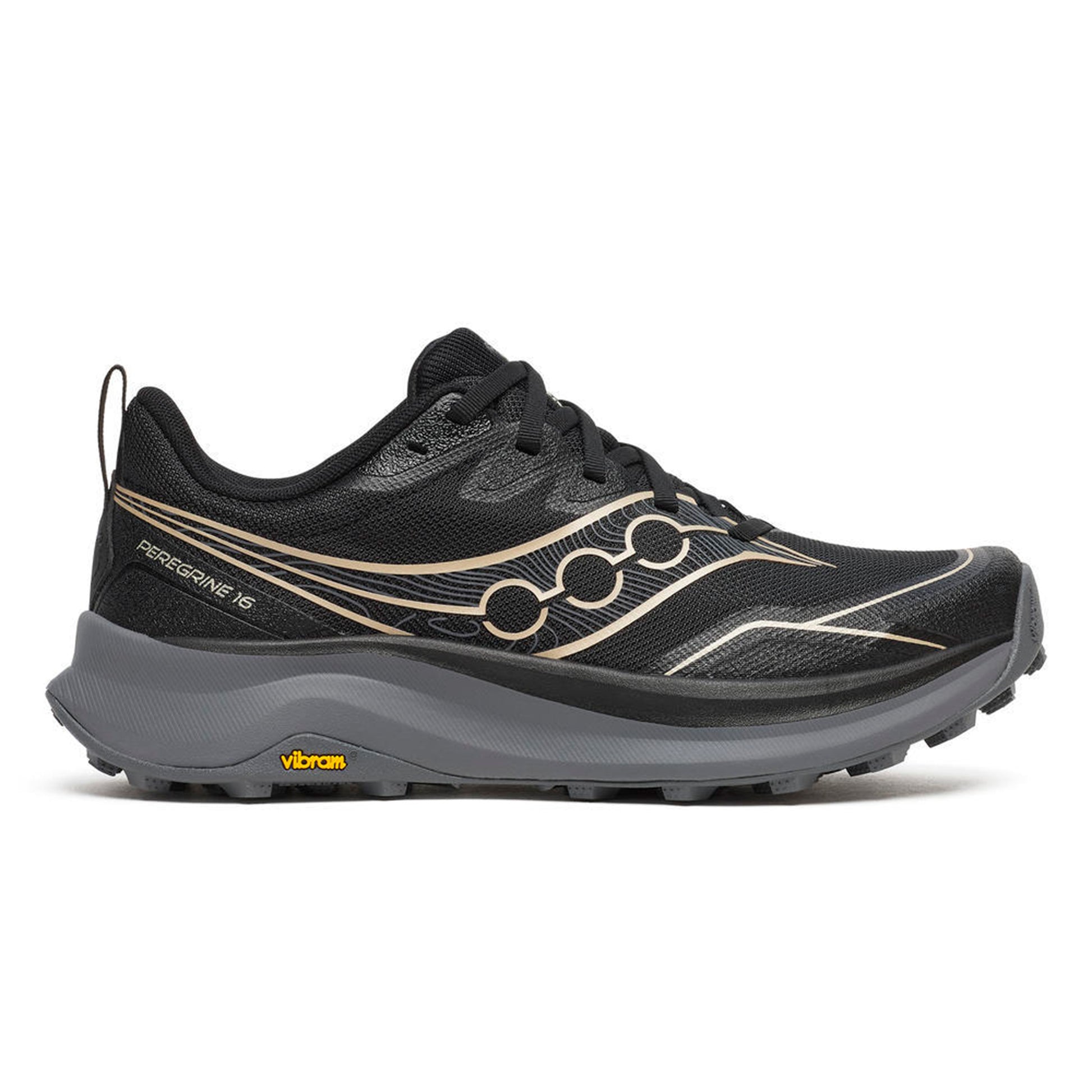 Saucony Peregrine 16 Trailschoen Dames-zwart, grijs
