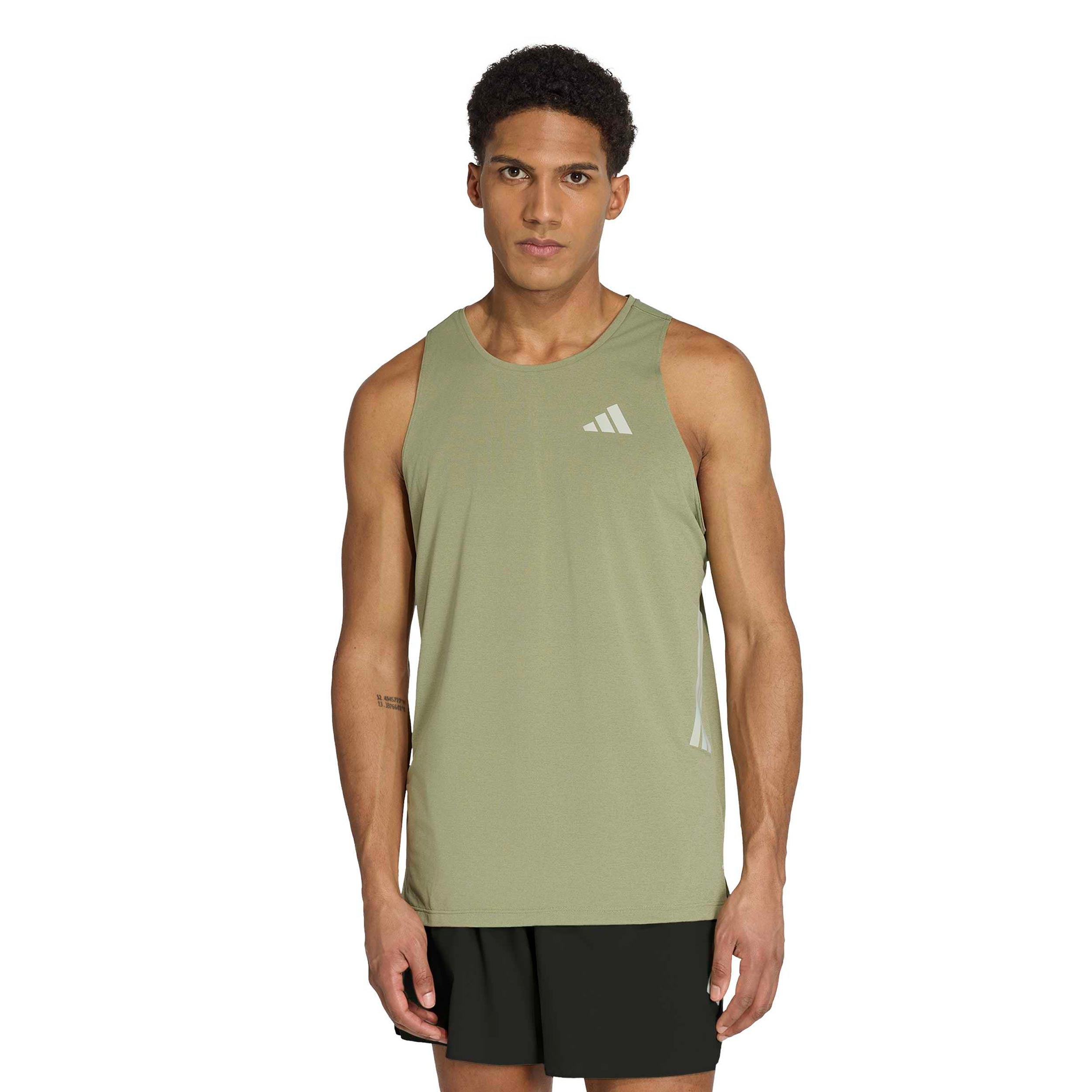 adidas adi365  Hardloopshirt Heren - olijf