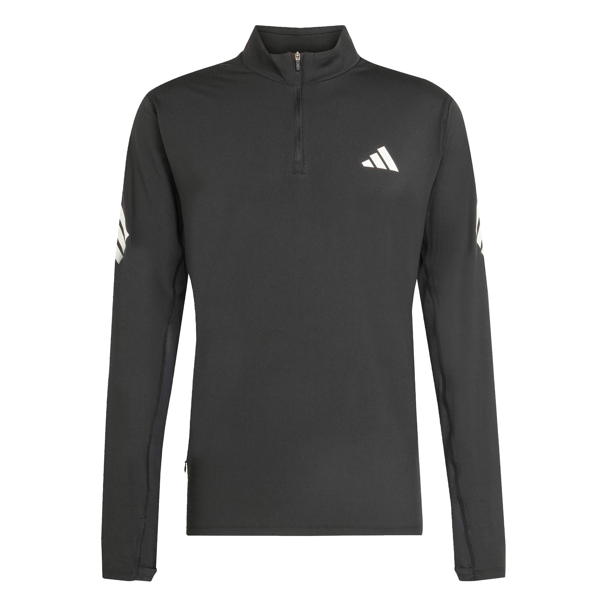 adidas adi365 Zip  Hardloopshirt Heren-zwart