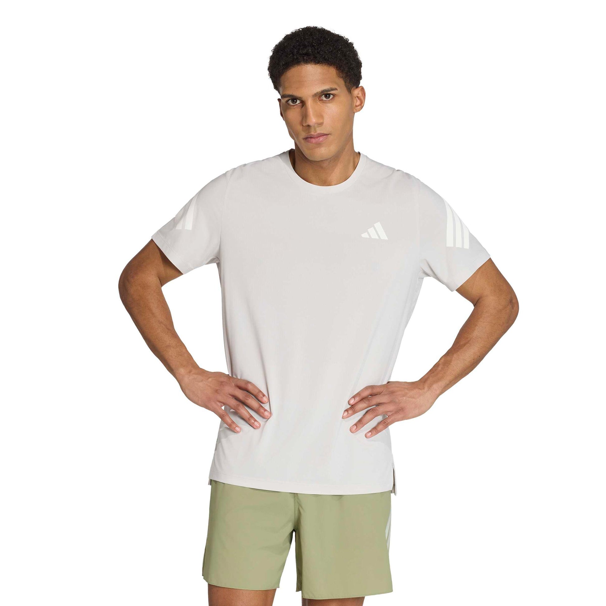 adidas adi365 Hardloopshirt Heren - grijs