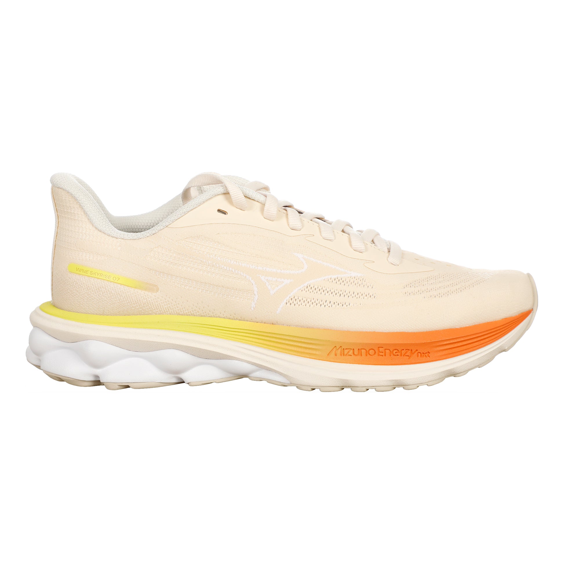 Mizuno Wave Skyrise 7  Neutrale schoen Dames - crème, oranje