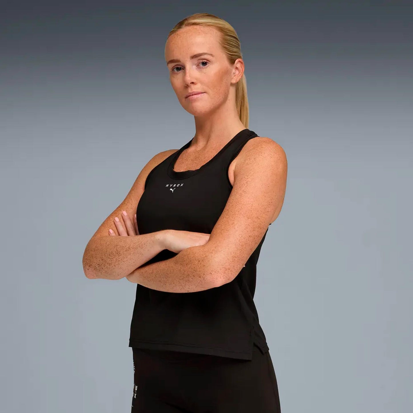 Puma HYROX Dryelite Hardloopshirt Dames-zwart