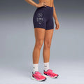 HYROX short Hardlooplegging Dames-paars