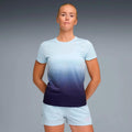 HYROX Graphic Hardloopshirt Dames - lichtblauw, lila