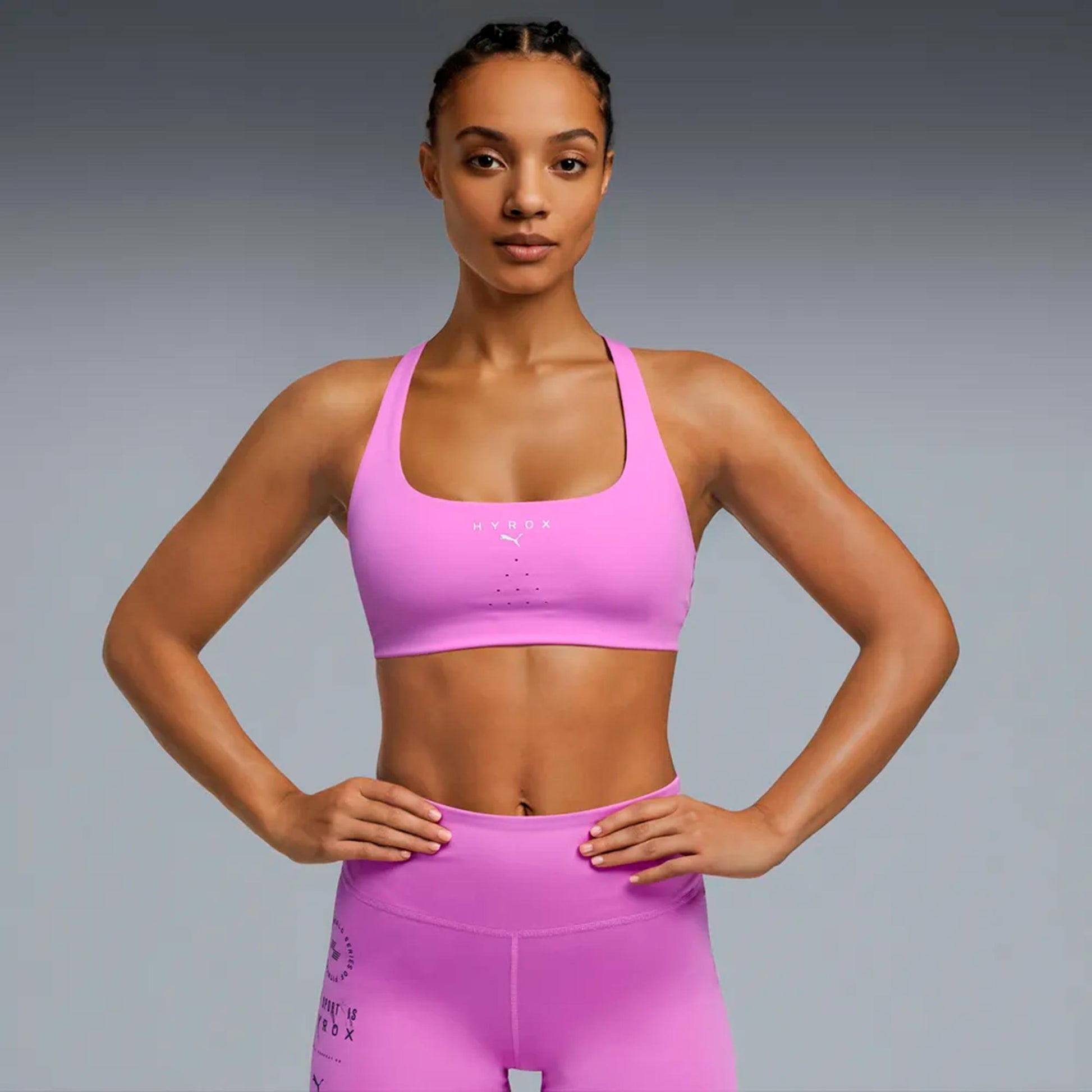 Puma HYROX Tech Sport-bh Dames-pink