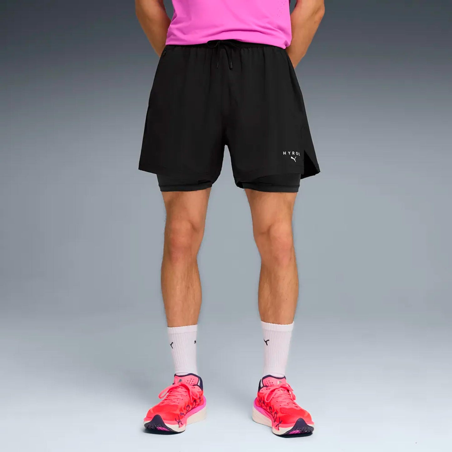 Puma HYROX DryElite 2in1  Hardloopshorts Heren-zwart