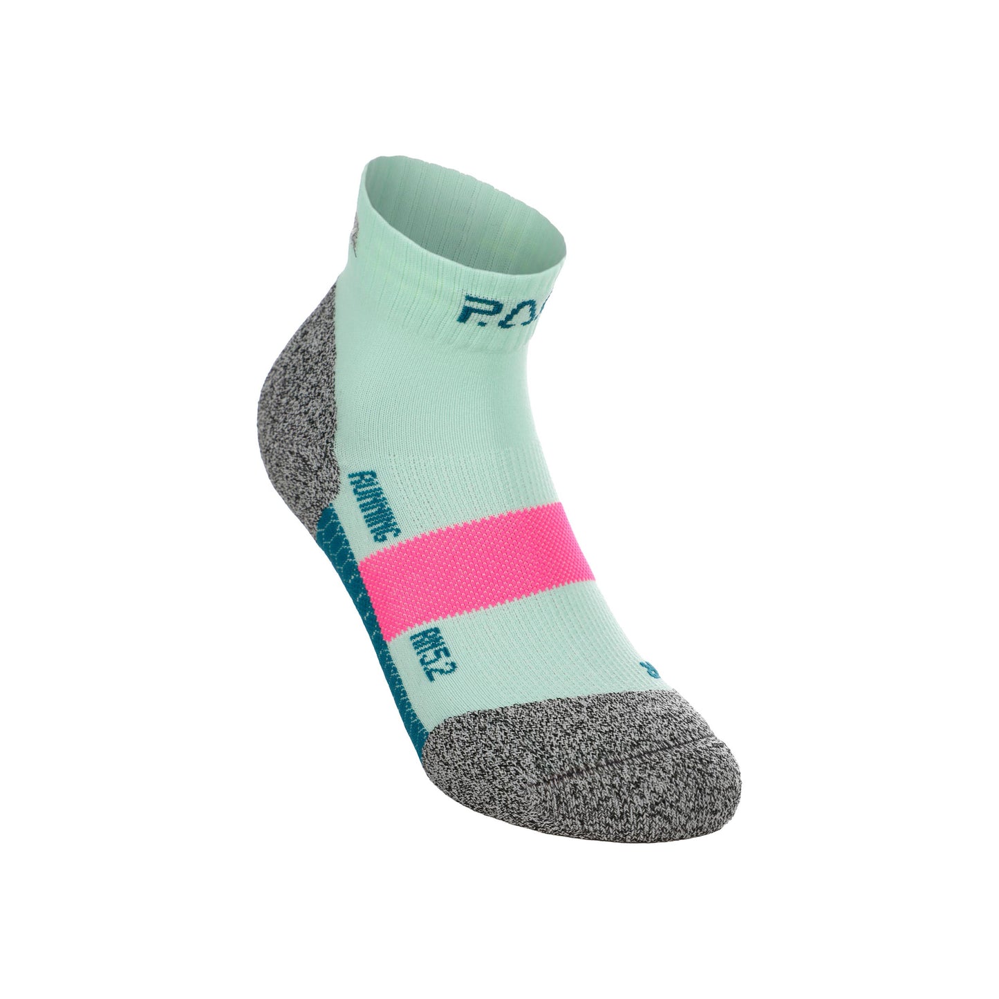 P.A.C. RN 5.2 Reflective Pro Hardloopsokken Dames-mint, pink