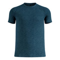Essential Seamless  Hardloopshirt Heren - petrolblauw