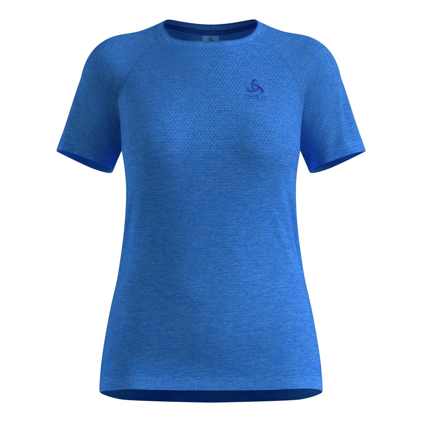 Odlo Essential Seamless  Hardloopshirt Dames - blauw