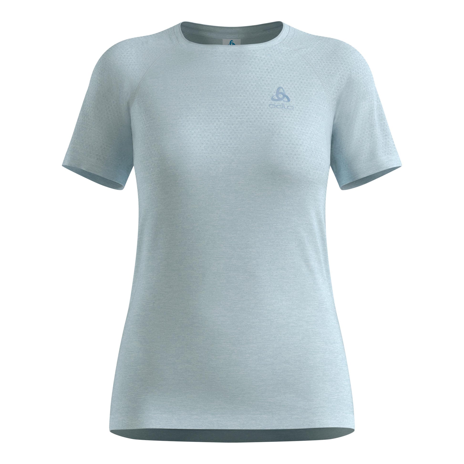 Odlo Essential Seamless  Hardloopshirt Dames - lichtblauw