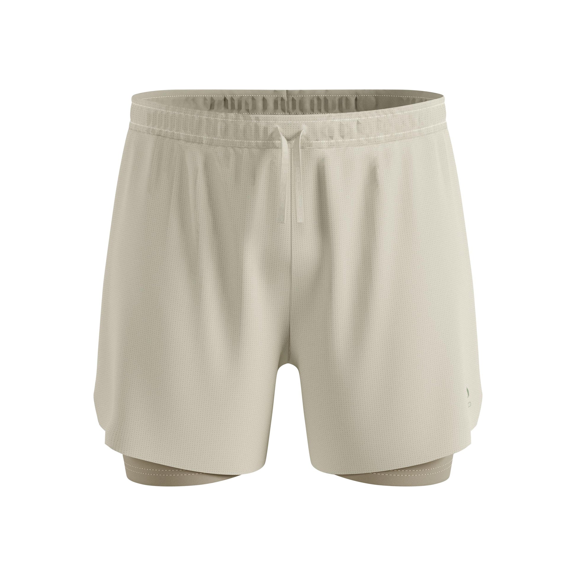 Odlo Zeroweight 5in 2in1 Hardloopshorts Heren-grijs, olijf