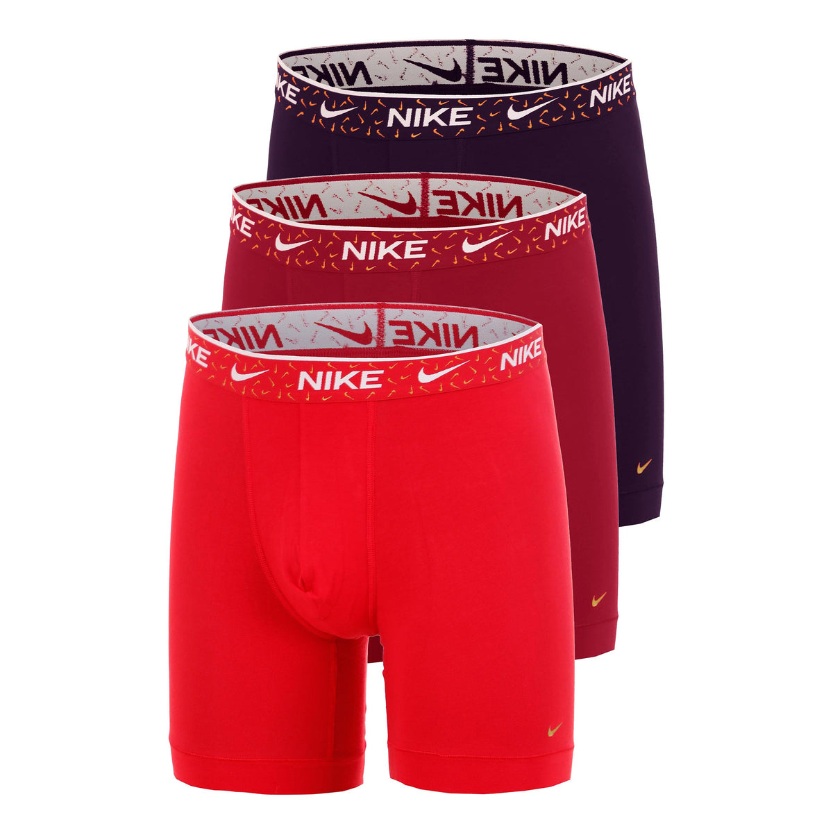 Nike Essential Cotton Stretch Boxershort Verpakking 3 stuks Heren - roest