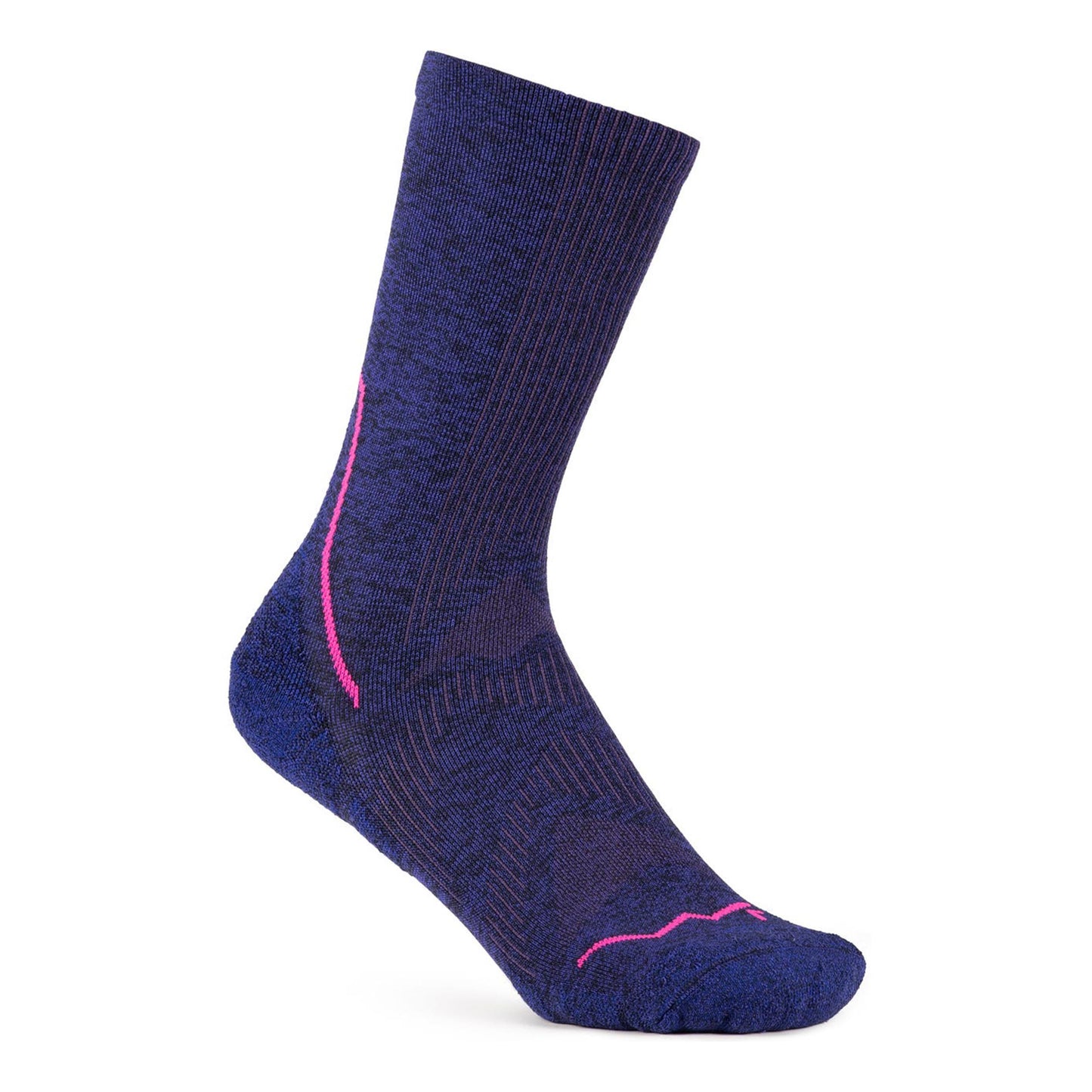 Buff Dryflx Crew  Hardloopsokken Unisex-donkerblauw