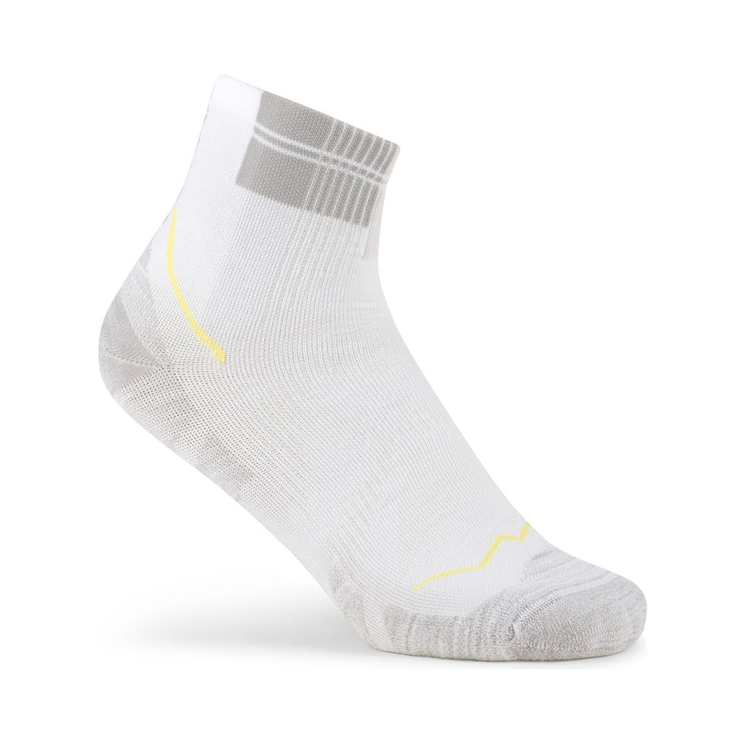 Buff Coolnet Quarter  Hardloopsokken Unisex-wit